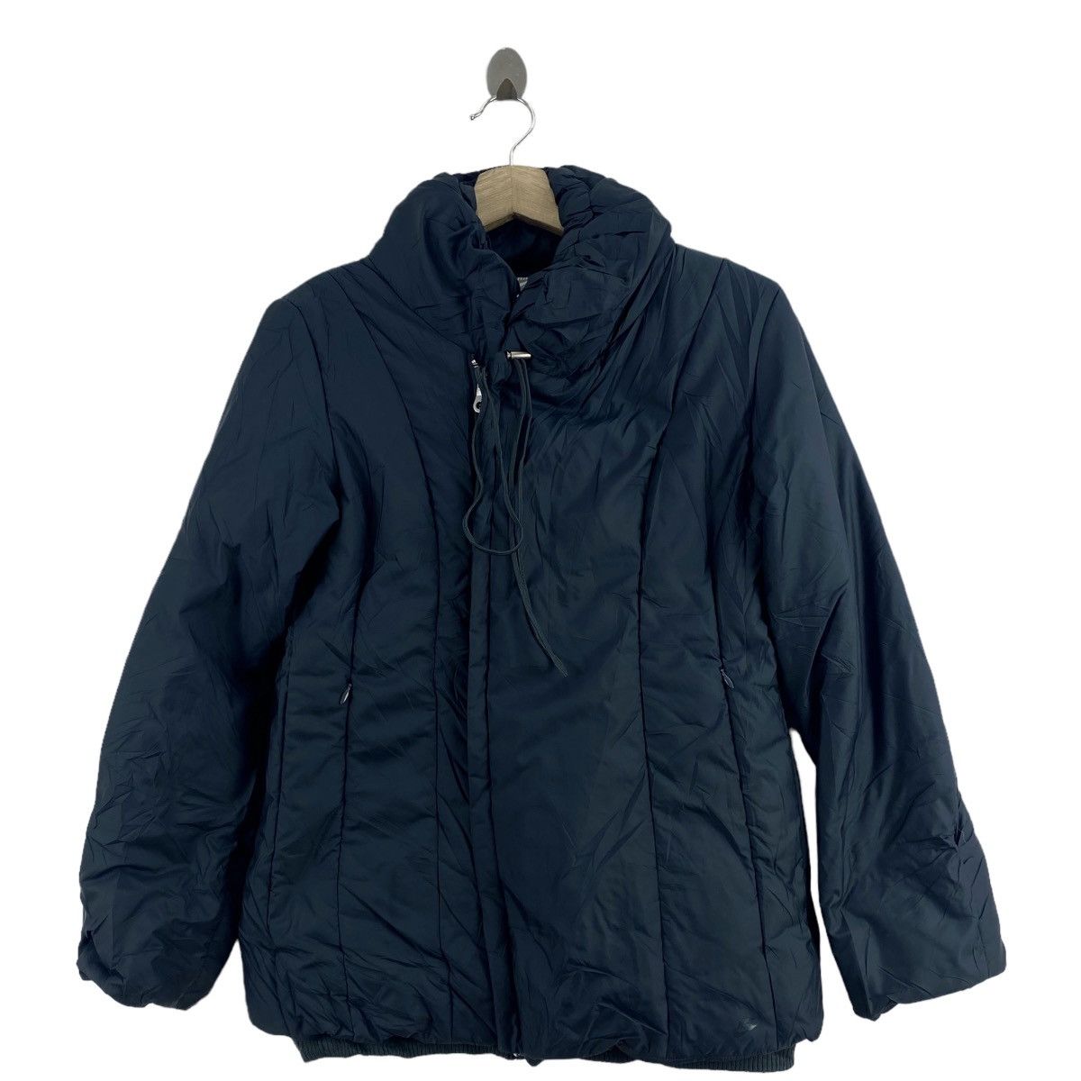 Nike NIKE SPORTSWEAR Plain Black Puffer Bomber Jacket Size US S / EU 44-46 / 1 - 1 Thumbnail
