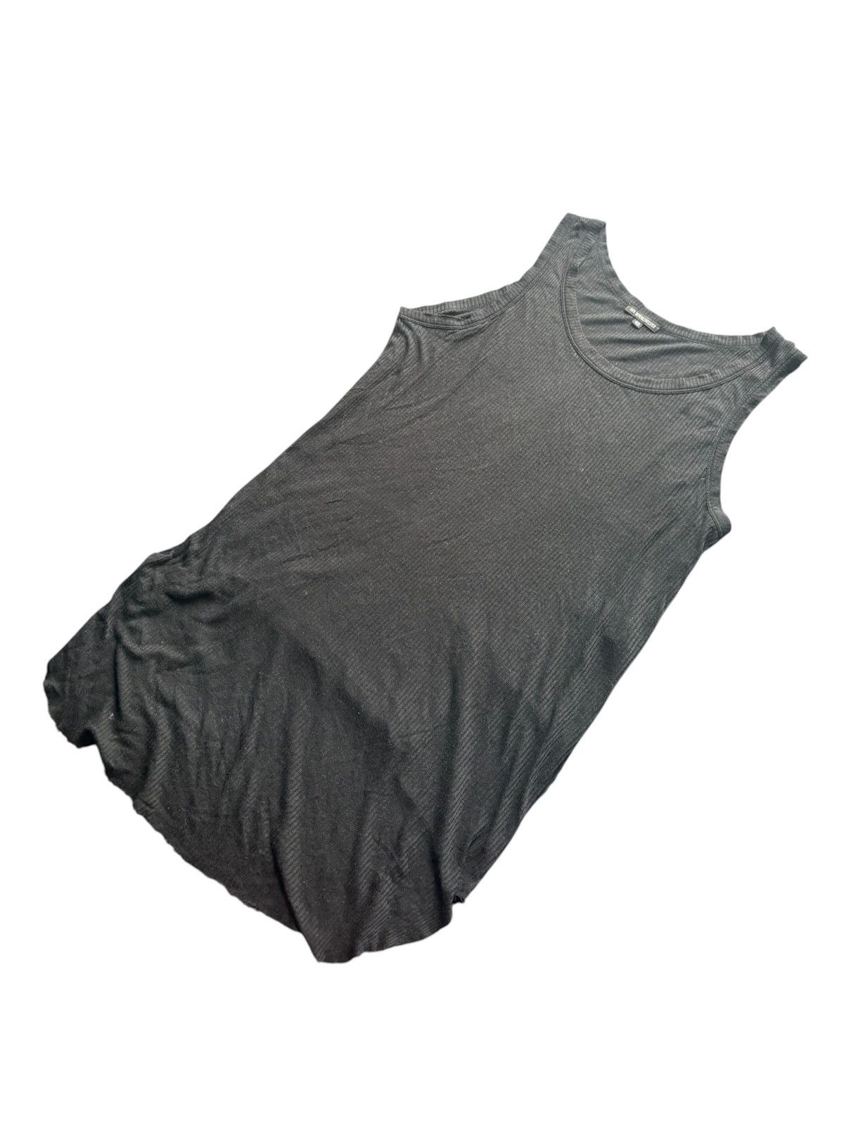 Ann Demeulemeester Ann D sheer ribbed raw hem tank Size US XXS / EU 40 - 3 Thumbnail