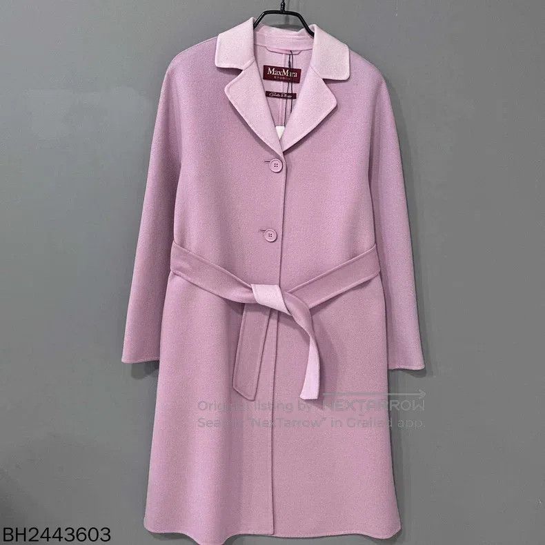 Max Mara Max Mara Eggplant Purple Wool Coat Size XS / US 0-2 / IT 36-38 - 1 Thumbnail