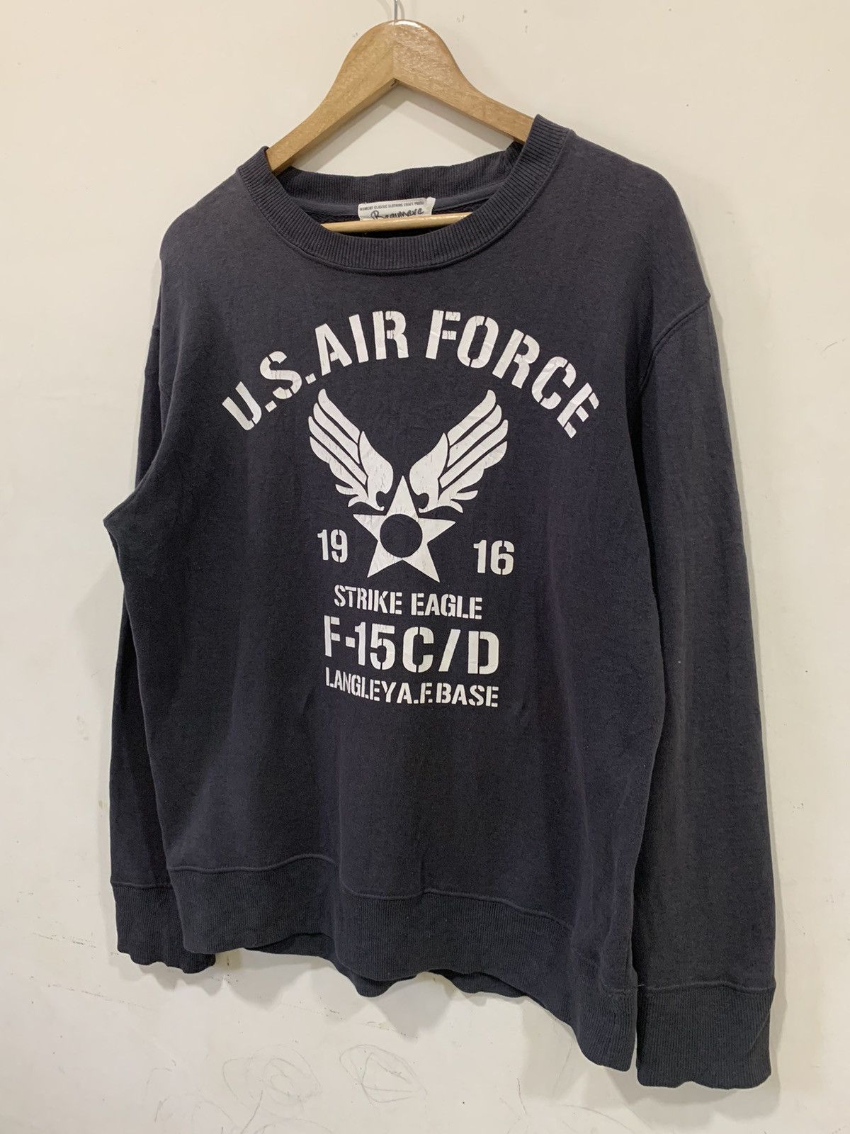 Japanese Brand Rare US AIR FORCE Sweatshirt Size US L / EU 52-54 / 3 - 2 Thumbnail
