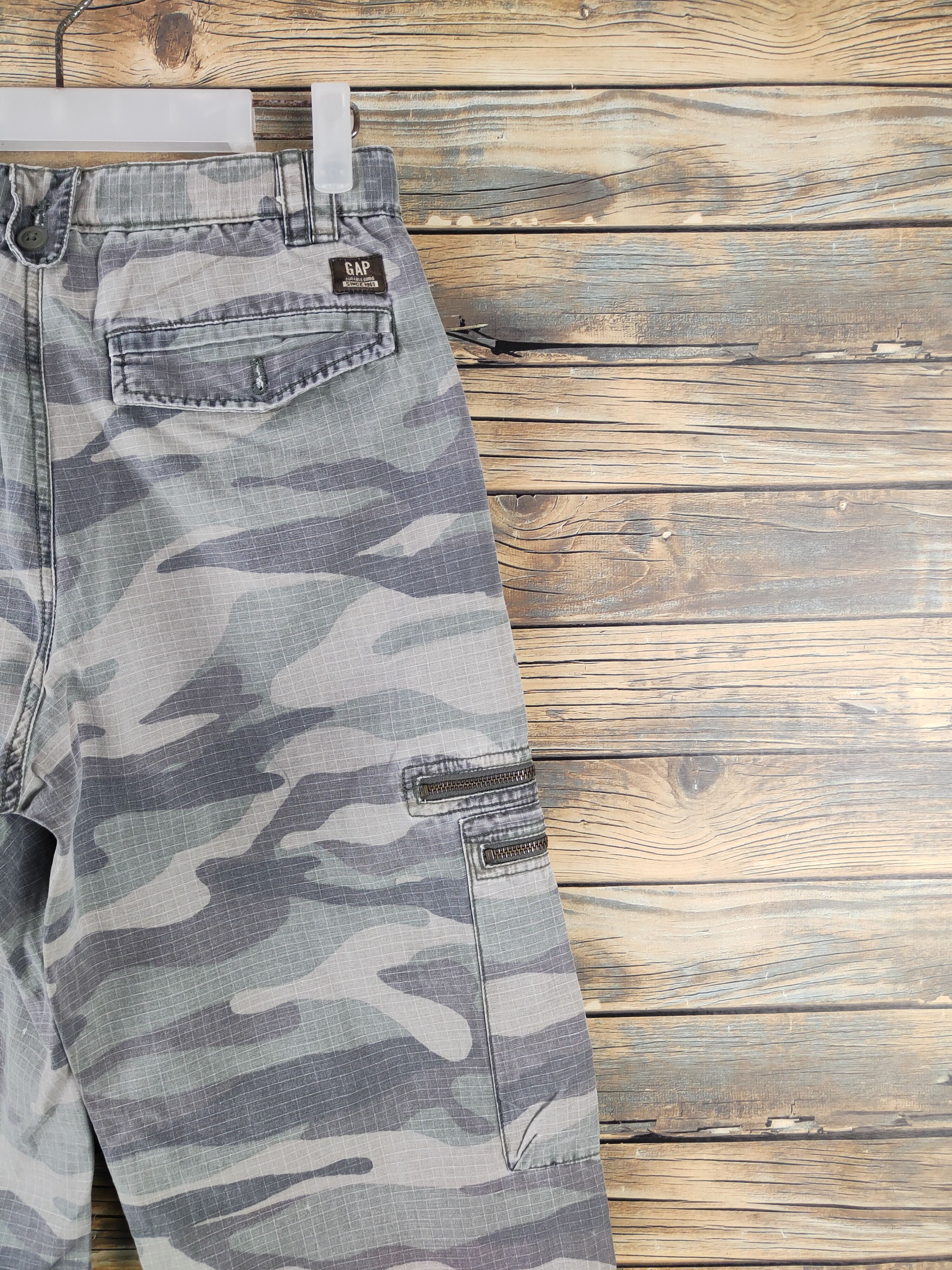 Gap DL Gap Kid Camouflage Multipocket Tactical Cargo Pants #486 Size 26" / US 2 / IT 38 - 11 Thumbnail