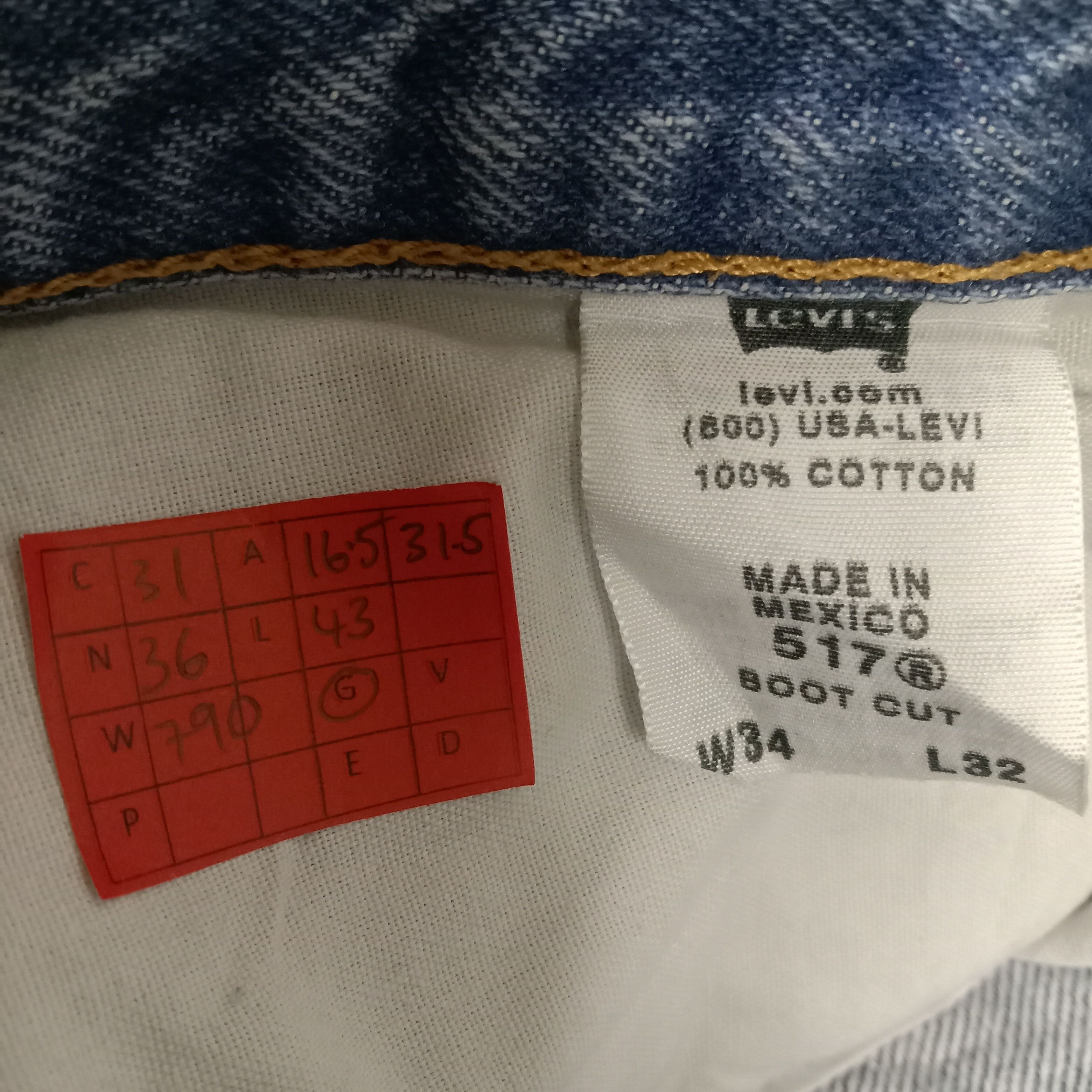 Levi's × Vintage Levis Daily Wear Rock Bootcut Style Distressed Jeans Size US 33 - 13 Thumbnail