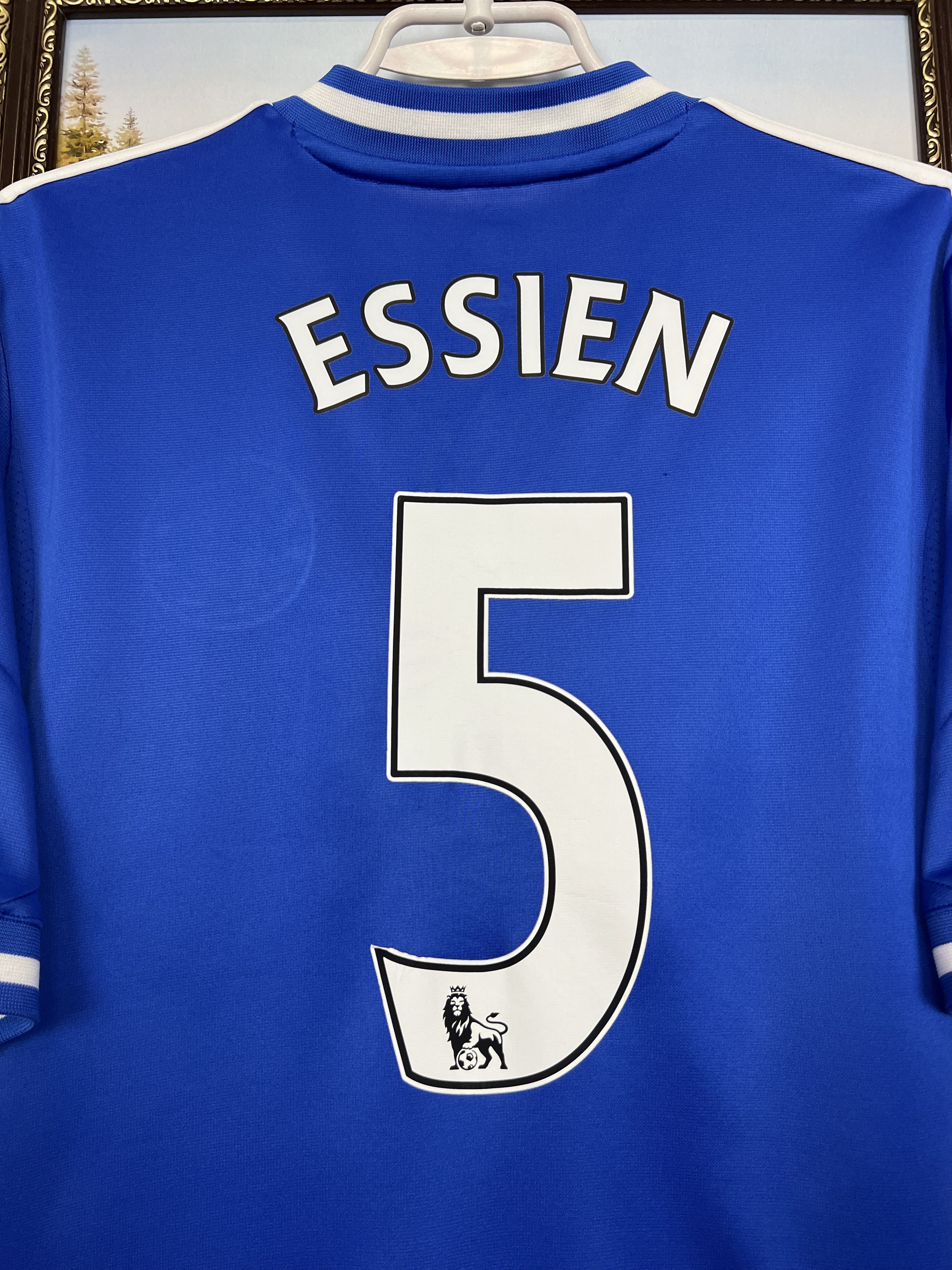 Adidas Chelsea football shirt 2013 Soccer #5 Essien Adidas Tee Size US M / EU 48-50 / 2 - 2 Thumbnail