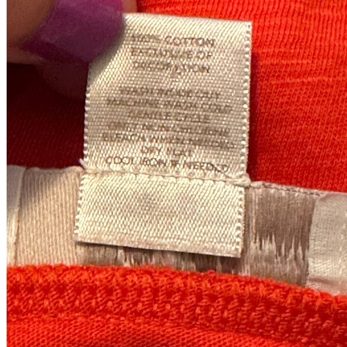 Loft Loft orange long sleeve ruffle blouse size XSP Size XS / US 0-2 / IT 36-38 - 4 Thumbnail