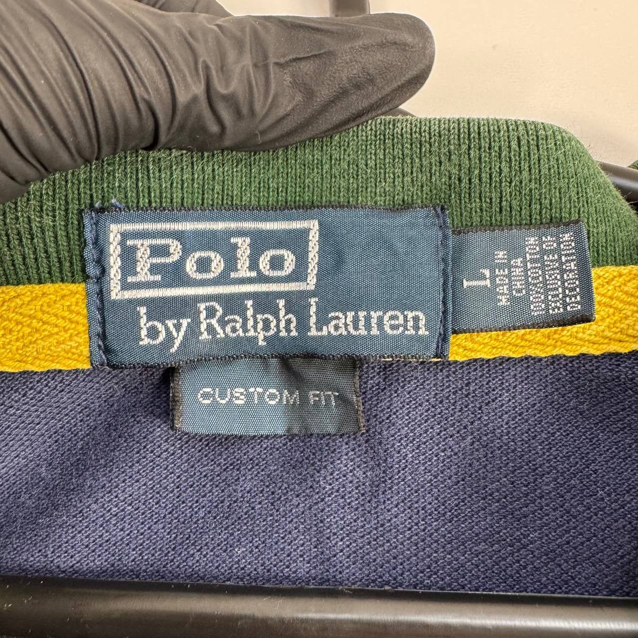 Polo Ralph Lauren Polo Ralph Lauren Big Pony Polo Shirt Navy Yellow Mens L Size US L / EU 52-54 / 3 - 4 Thumbnail