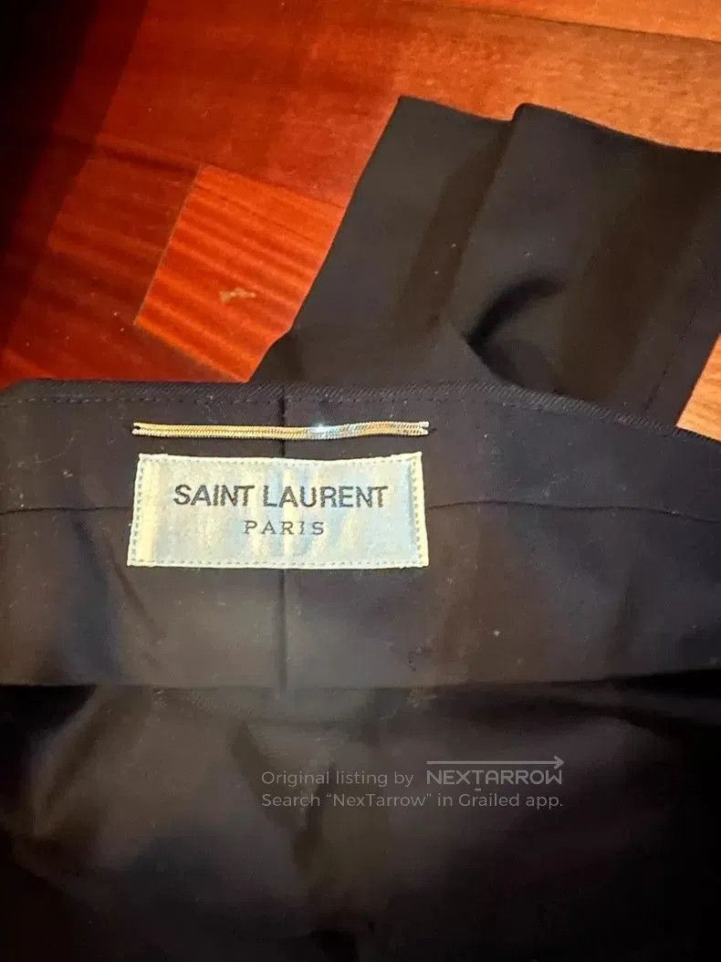Saint Laurent Paris Saint Laurent Black Formal Suit Pants. Size US 32 / EU 48 - 2 Thumbnail