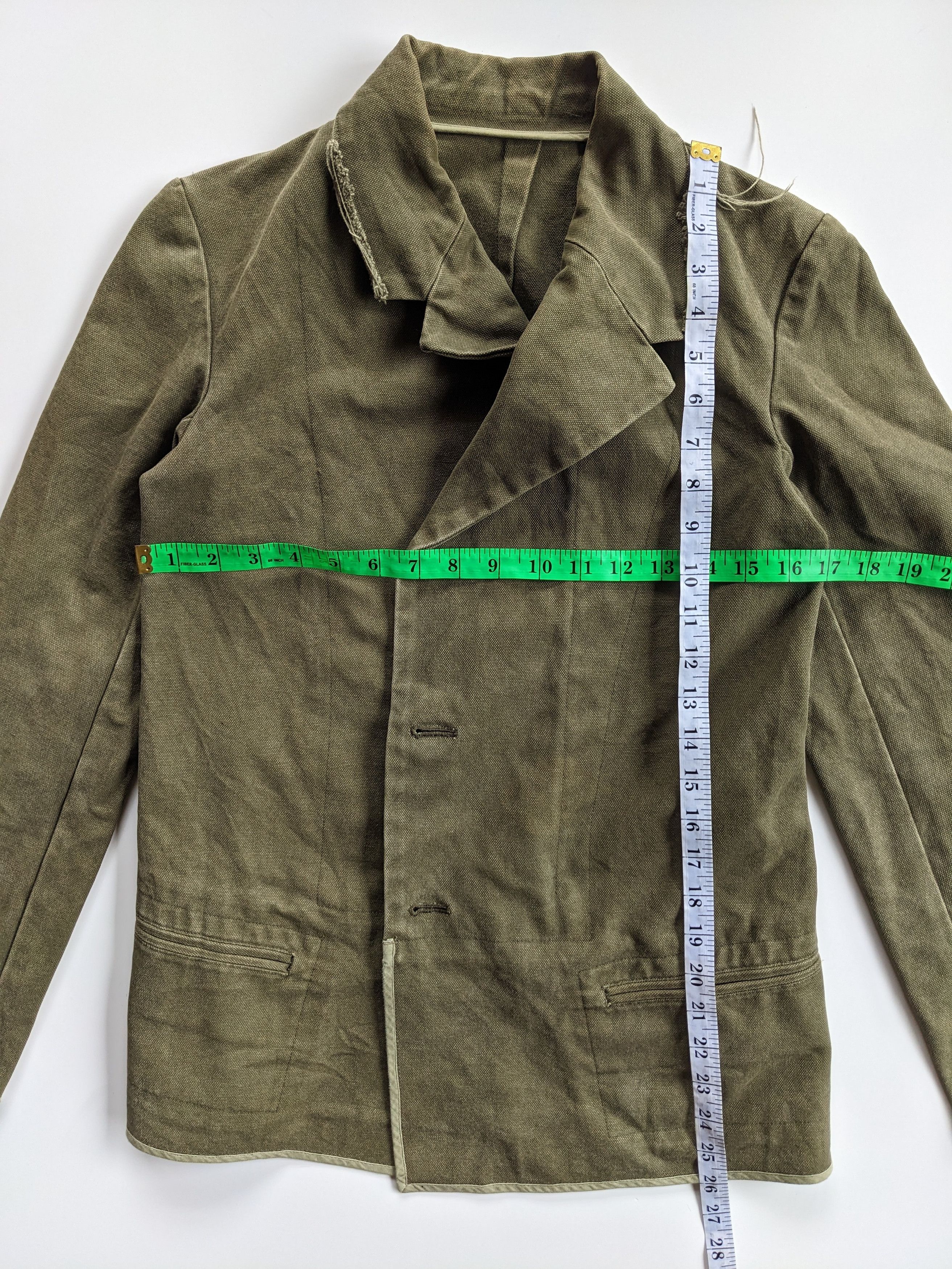 Vintage Y's Yohji Yamamoto olive green blazer