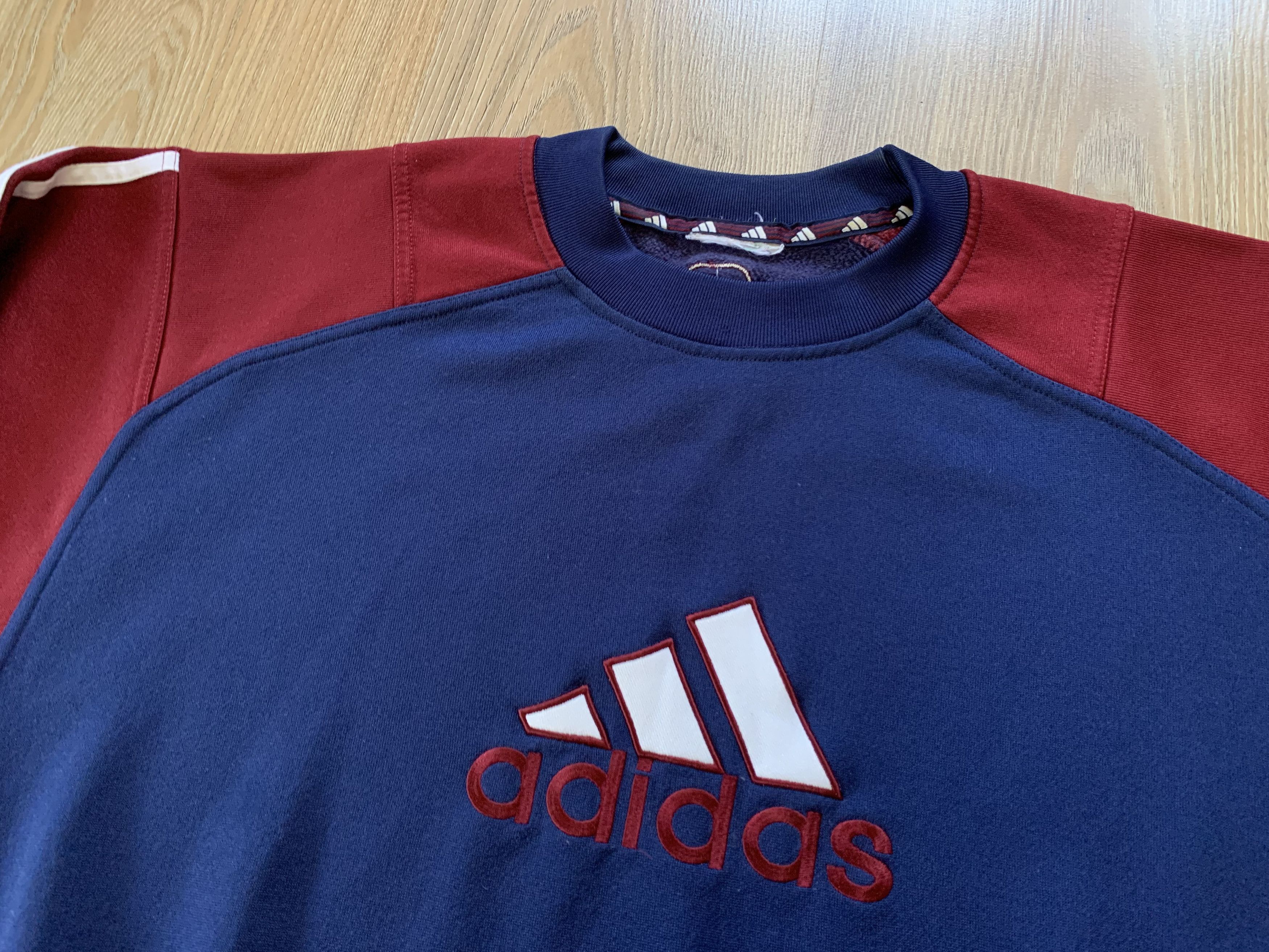 Adidas × Vintage Vintage Adidas Big Logo Sweatshirt Size US S / EU 44-46 / 1 - 4 Thumbnail