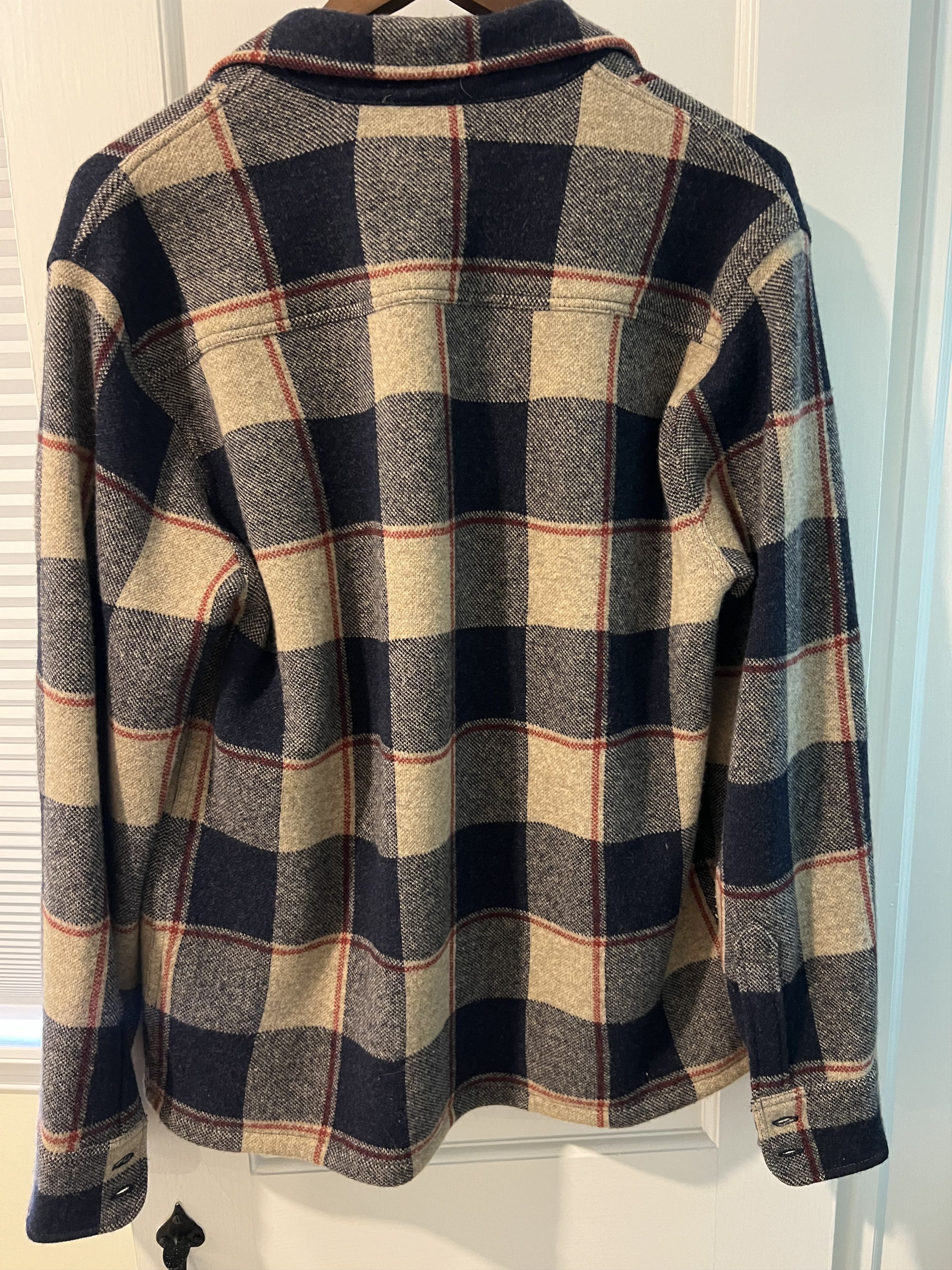 RRL Ralph Lauren Plaid Wool-Cashmere Workshirt Sweater Size US M / EU 48-50 / 2 - 6 Thumbnail