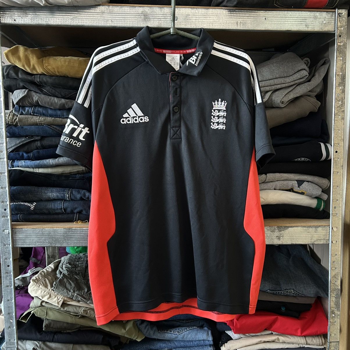 Adidas Vintage Adidas England 2011 Home Soccer sport jersey Size US L / EU 52-54 / 3 - 1 Thumbnail