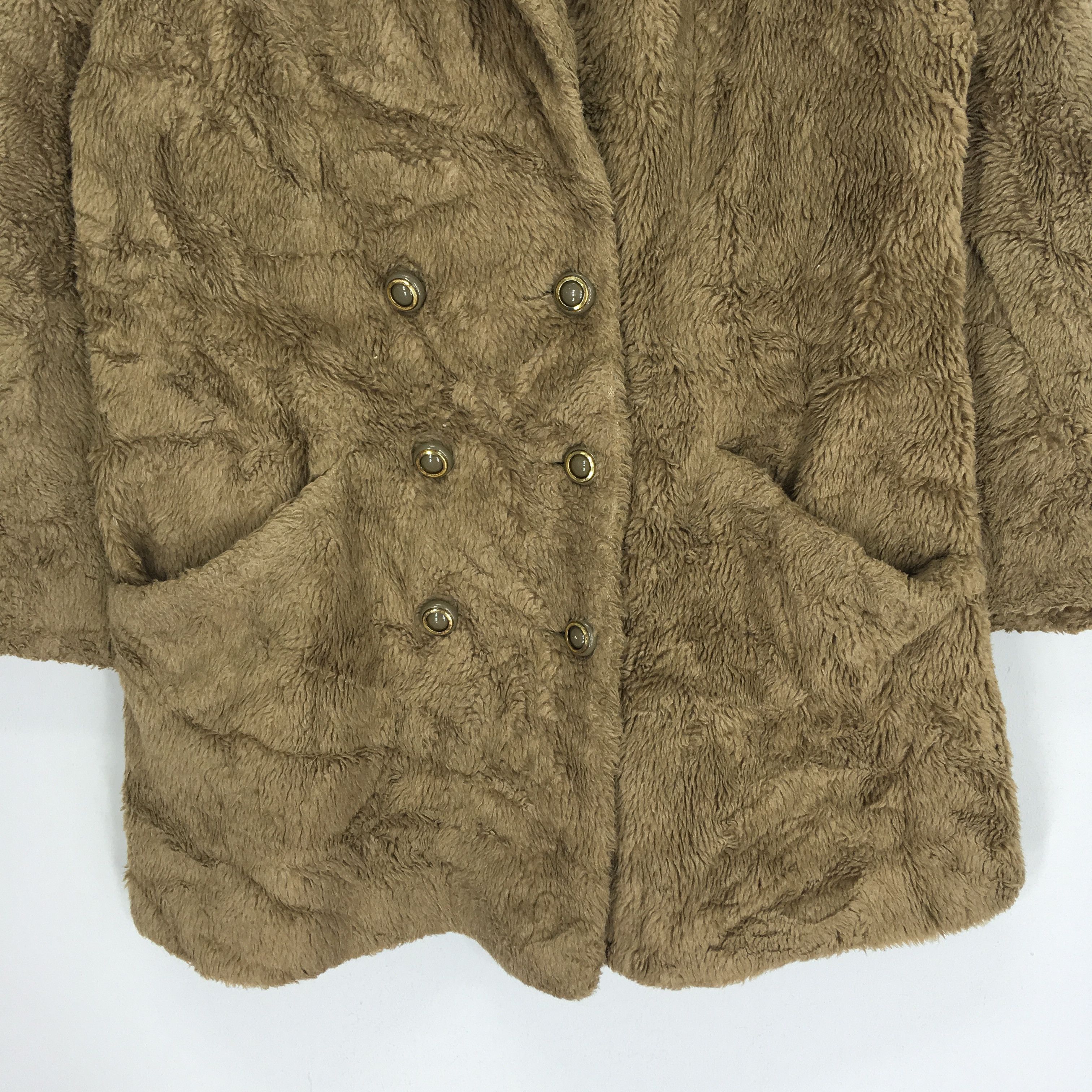 Sears Vintage 80's Sears Pea Coat Bulky Fleece Jacket Outerwear Size US M / EU 48-50 / 2 - 5 Thumbnail