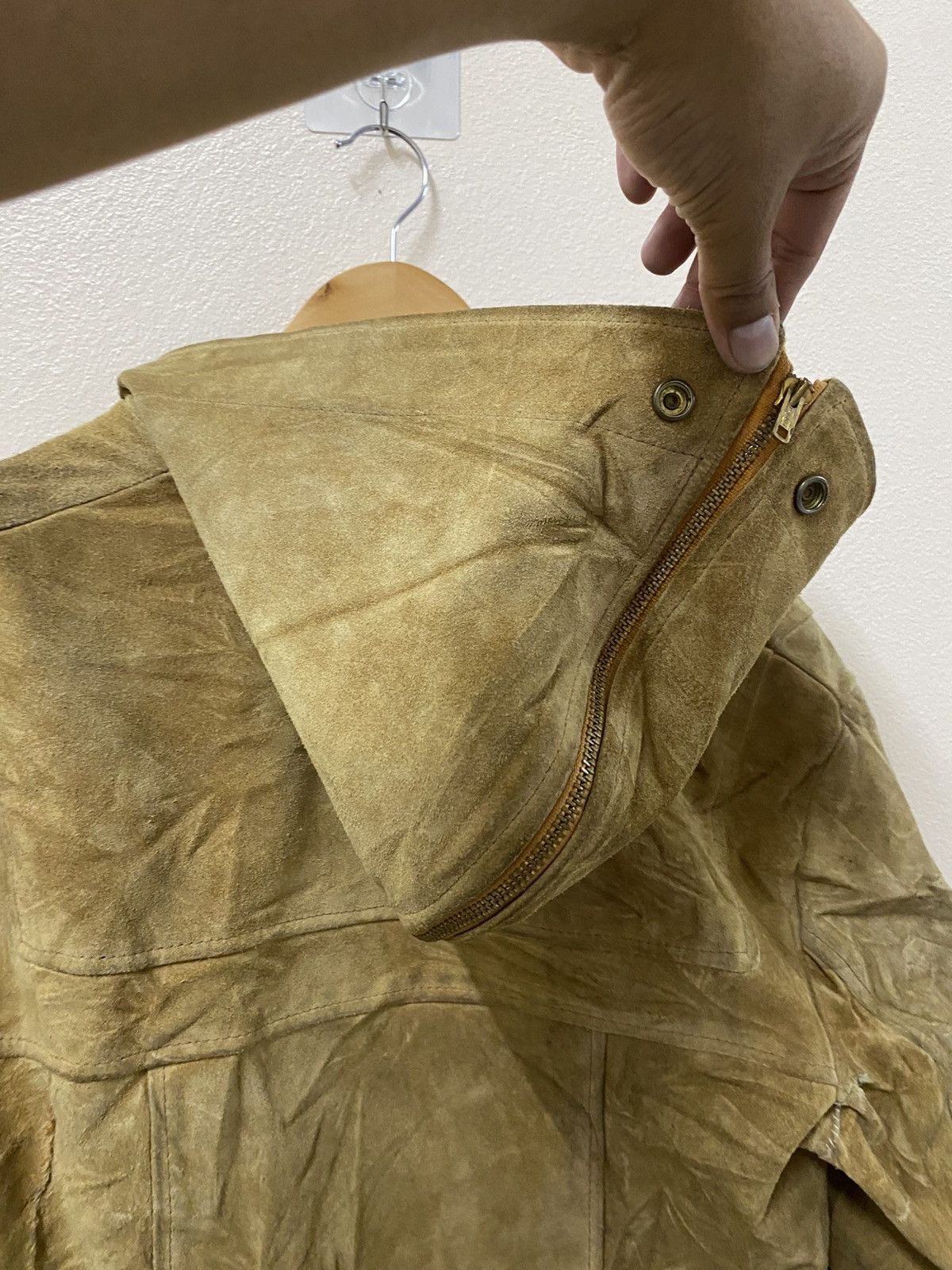 London Fog Vintage 70s London Fog Suede Split-Hood Parka | Talon Zip Size US L / EU 52-54 / 3 - 10 Thumbnail