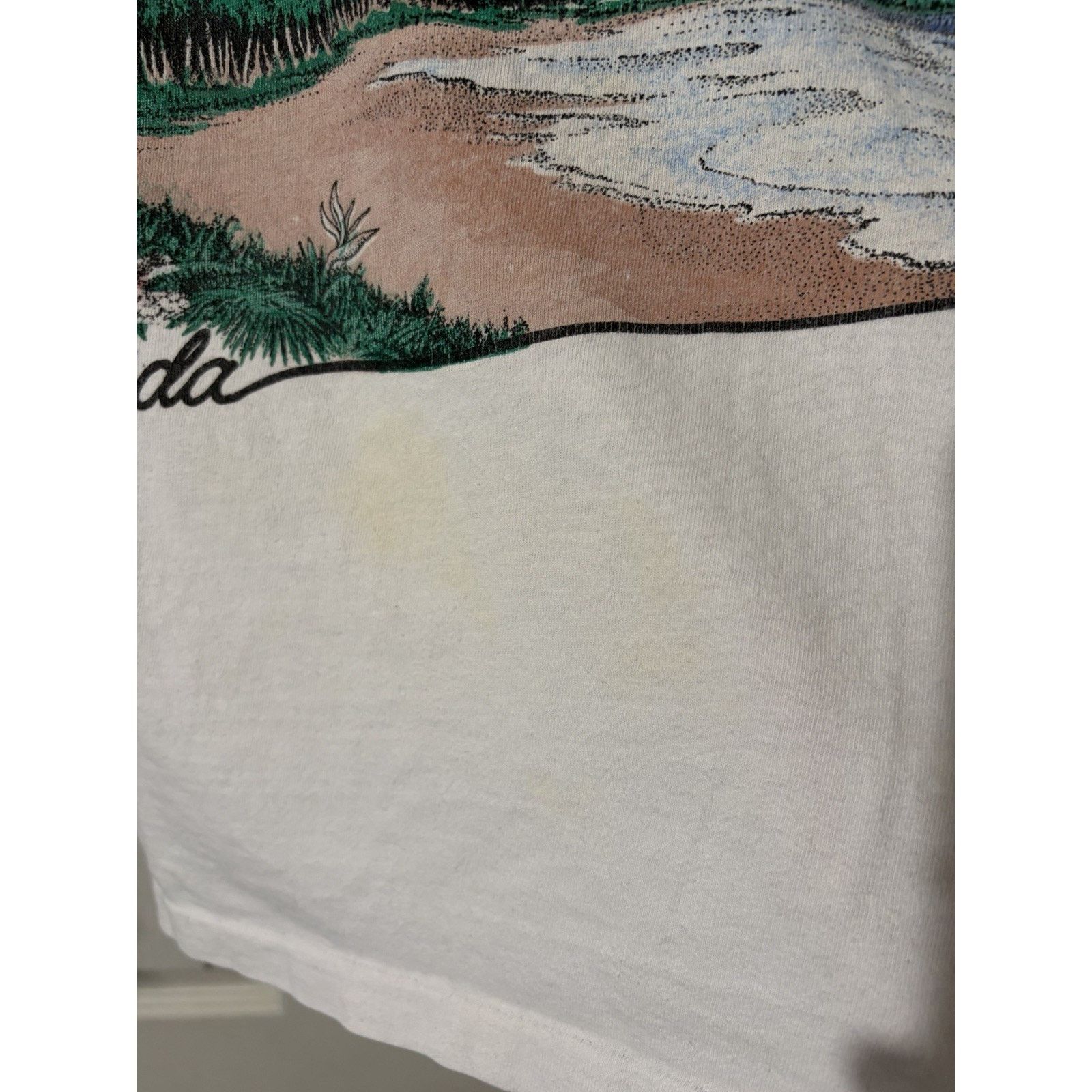 Other Vintage 80s Florida Palm Tree Beach Wrap Around Shirt Sz XL Size US XL / EU 56 / 4 - 5 Thumbnail
