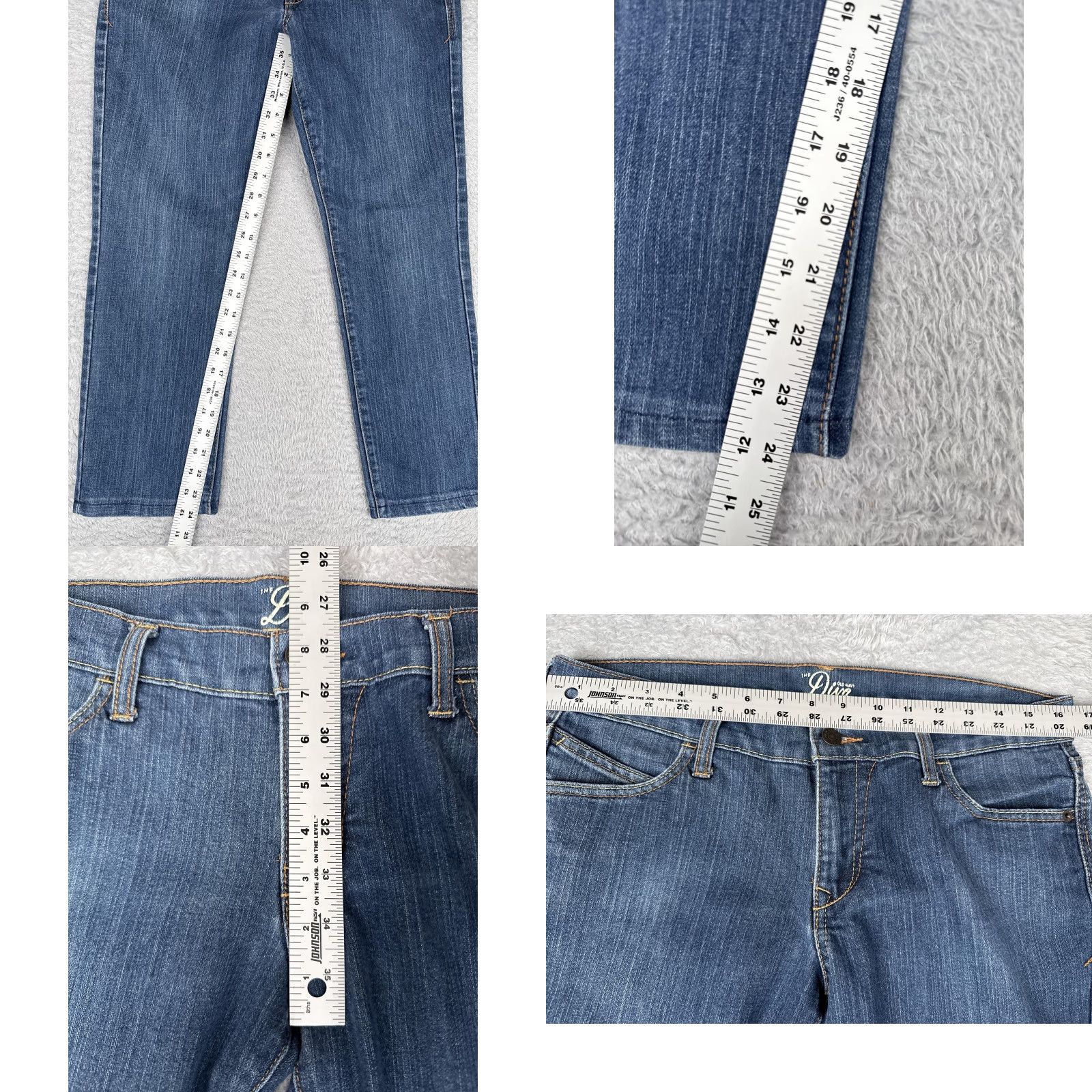 Old Navy Old Navy Jeans Womens 10 Short Blue The Diva Denim 5 Pocket Zip Fly Stretch 24L Size 32" / US 10 / IT 46 - 8 Thumbnail