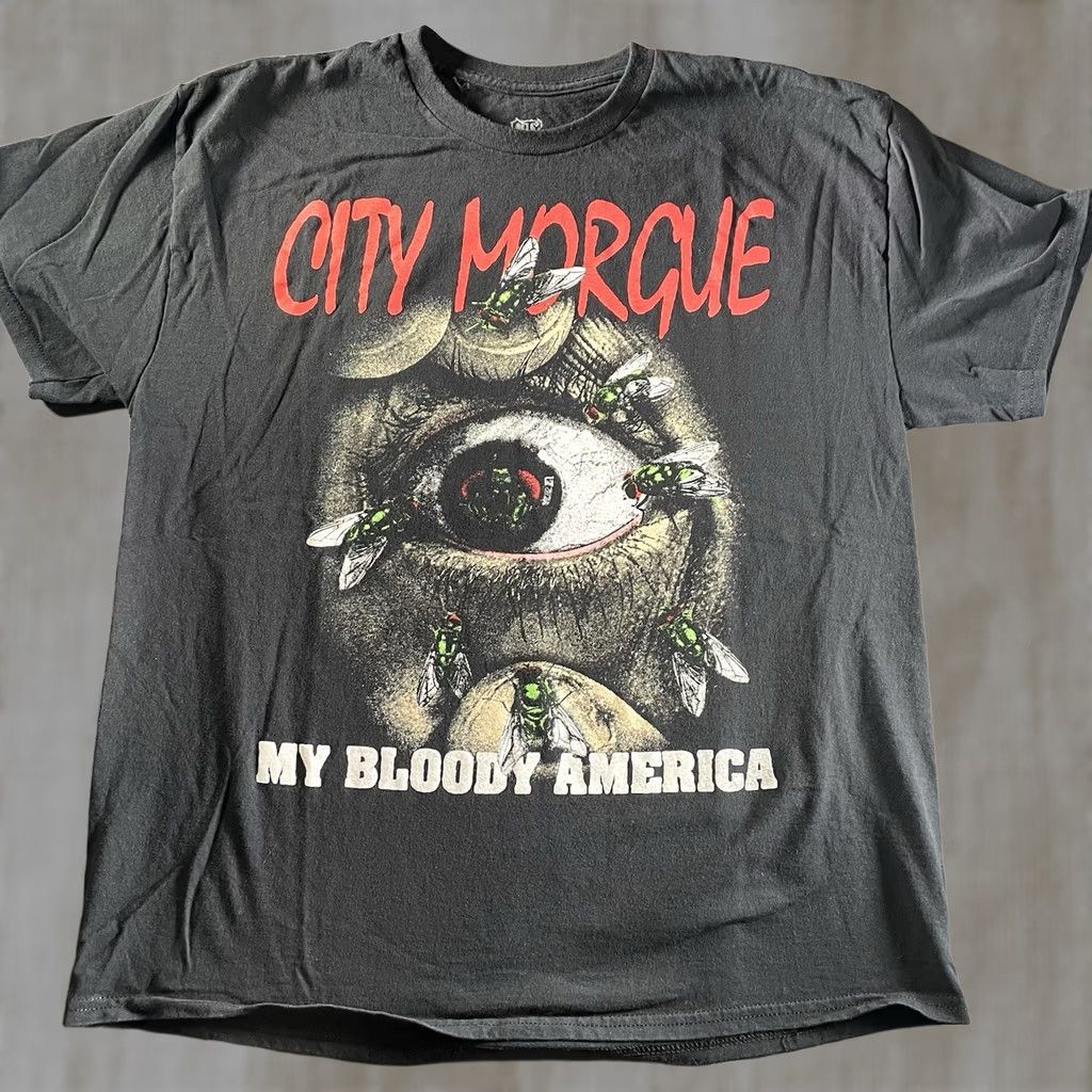 Vintage VINTAGE City Morgue Shirt Mens XL Band My Bloody America Tour Toxic Boogaloo Size US XL / EU 56 / 4 - 1 Thumbnail