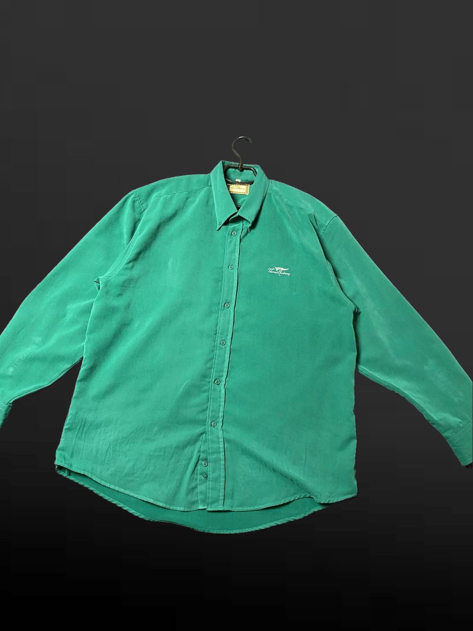 Burberry Vintage Shirt Green Size XL Luxury Thomas Burberry Size US XL / EU 56 / 4 - 1 Thumbnail
