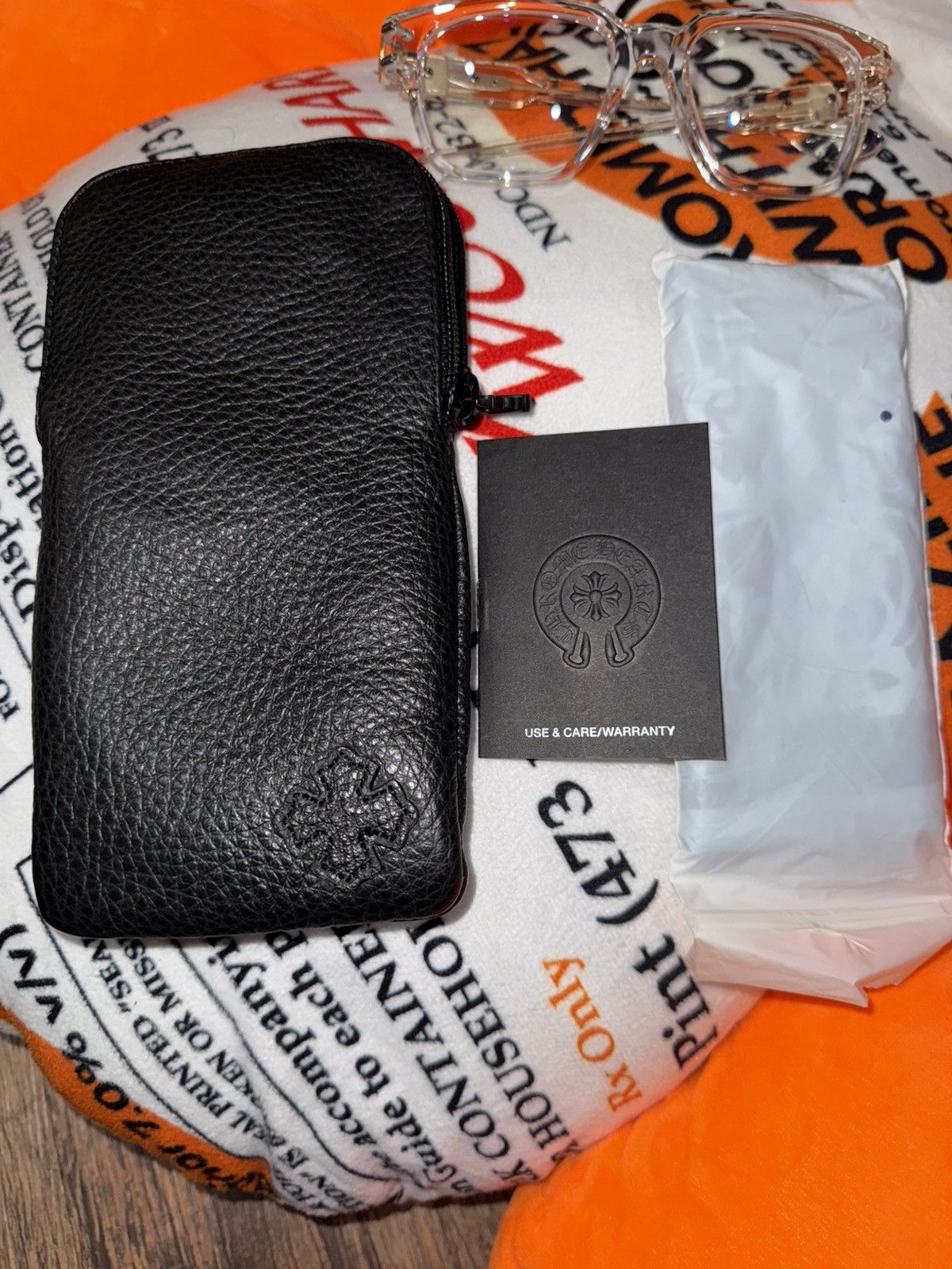 Chrome Hearts CHROME HEARTS CLEAR FRAMES Glasses Size ONE SIZE - 4 Thumbnail