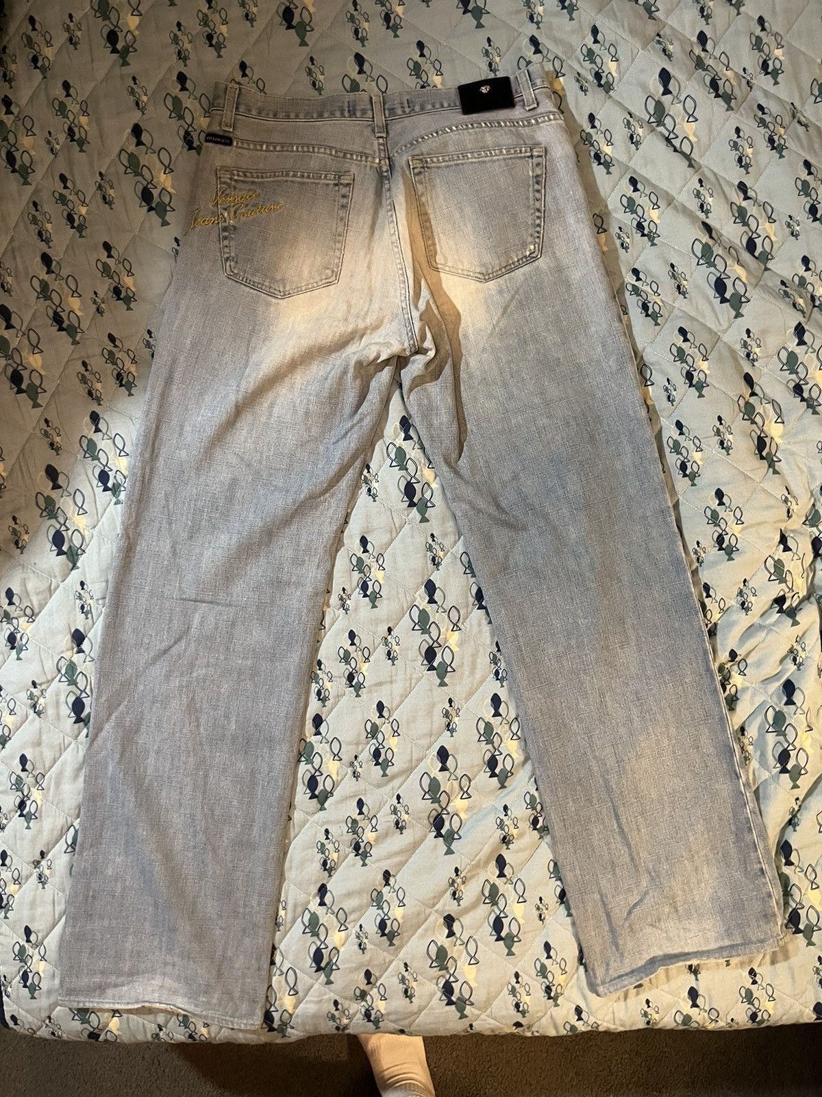 Versace Jeans Couture Versace Light Blue Denim Size US 32 / EU 48 - 4 Thumbnail
