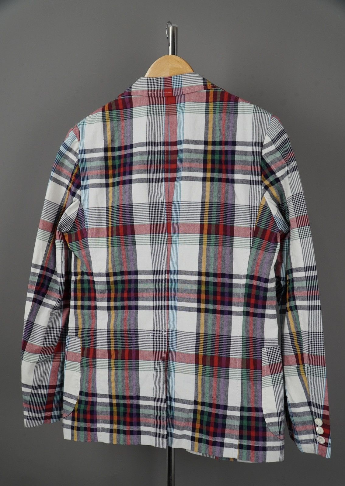 Comme des Garcons × Comme des Garcons Homme Comme Des Garcons Homme - Multi Color Flannel Blazer Men’s Size 44S - 16 Thumbnail