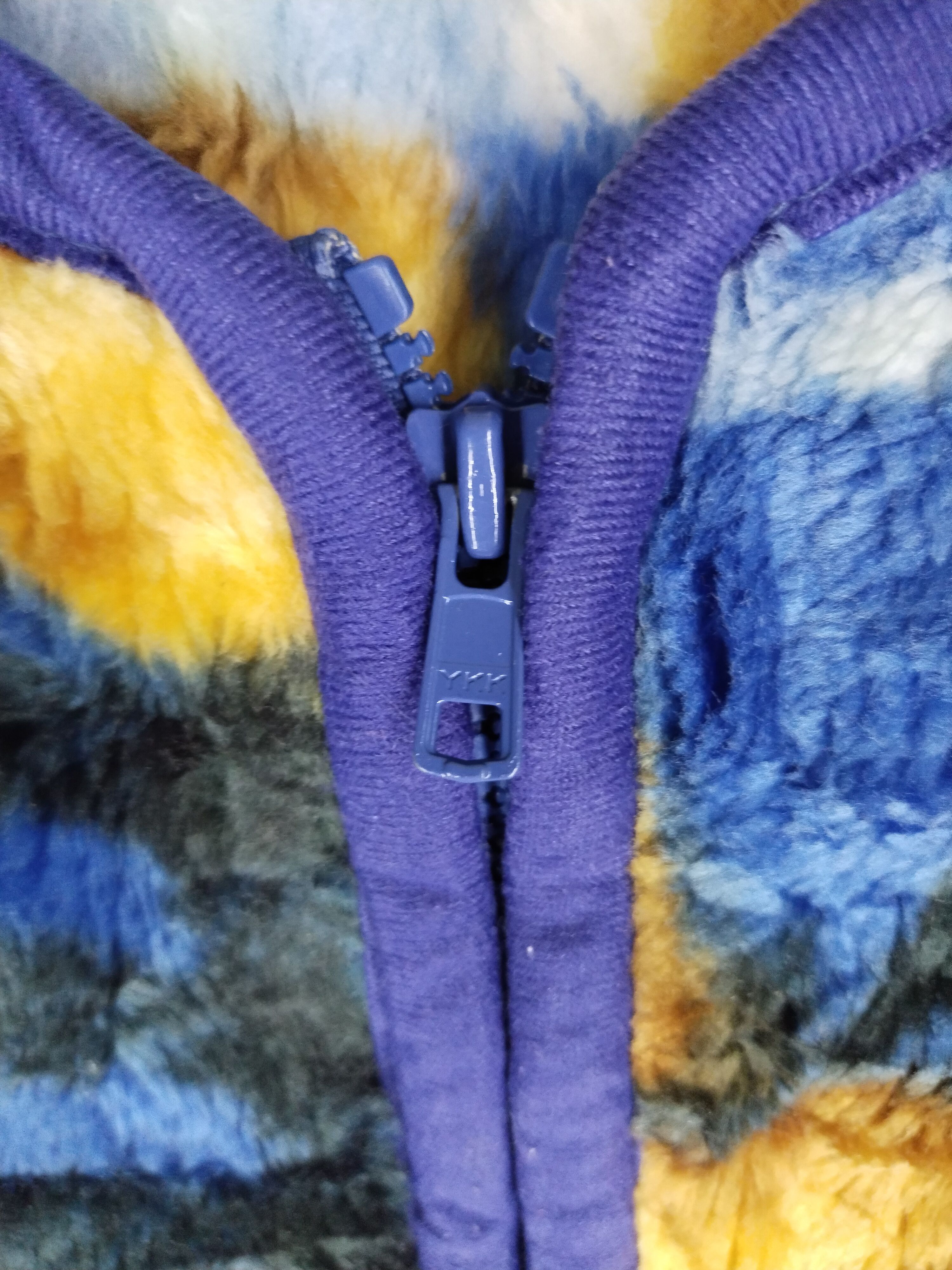 If Six Was Nine × Japanese Brand × Vintage Vintage Over Print Bears Wool Zipper Jacket Size US L / EU 52-54 / 3 - 2 Thumbnail
