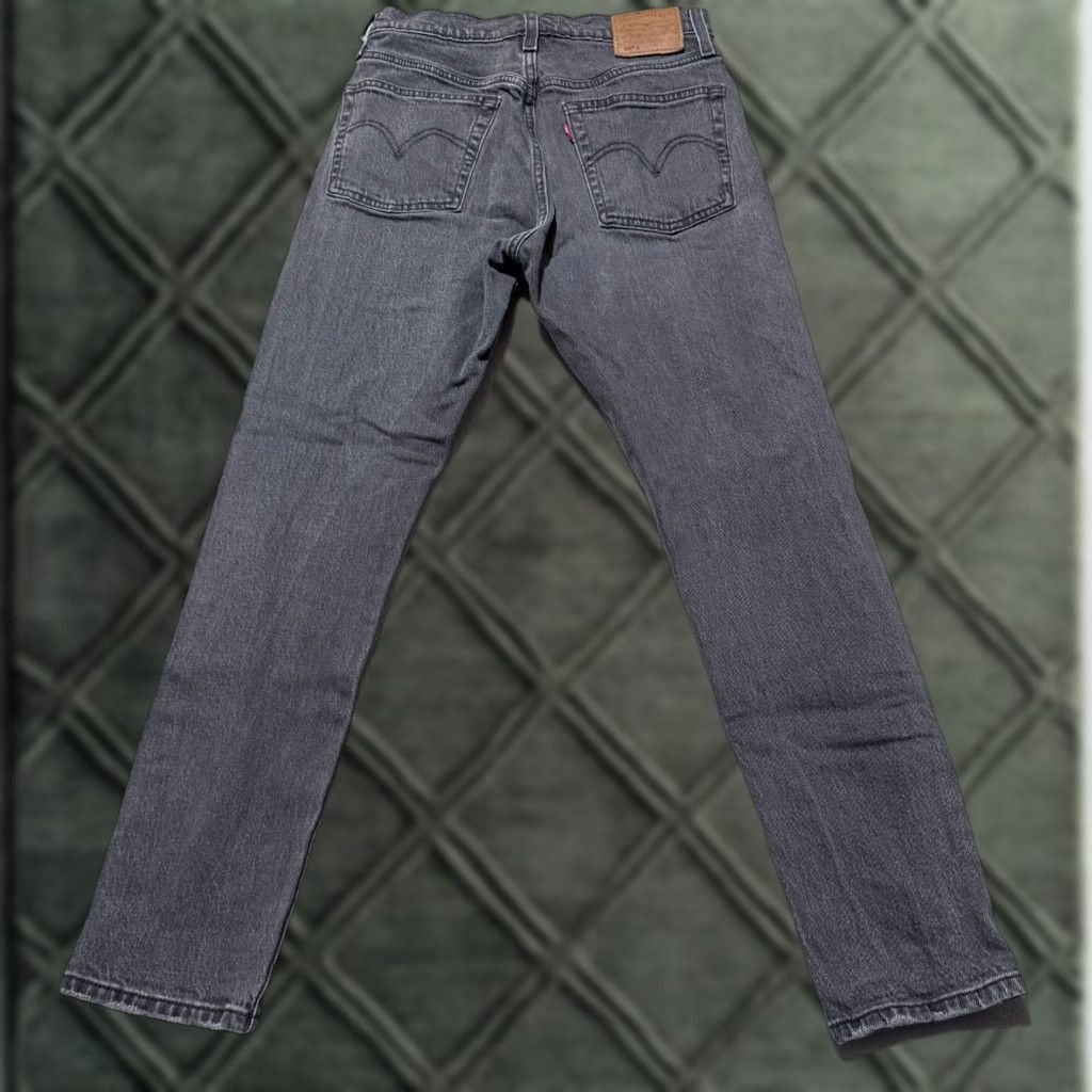 Levi's Levi’s Premium 501 Skinny Jeans Women Gray Denim Distressed Slim Fit 26x28 Jeans Size 26" / US 2 / IT 38 - 1 Thumbnail
