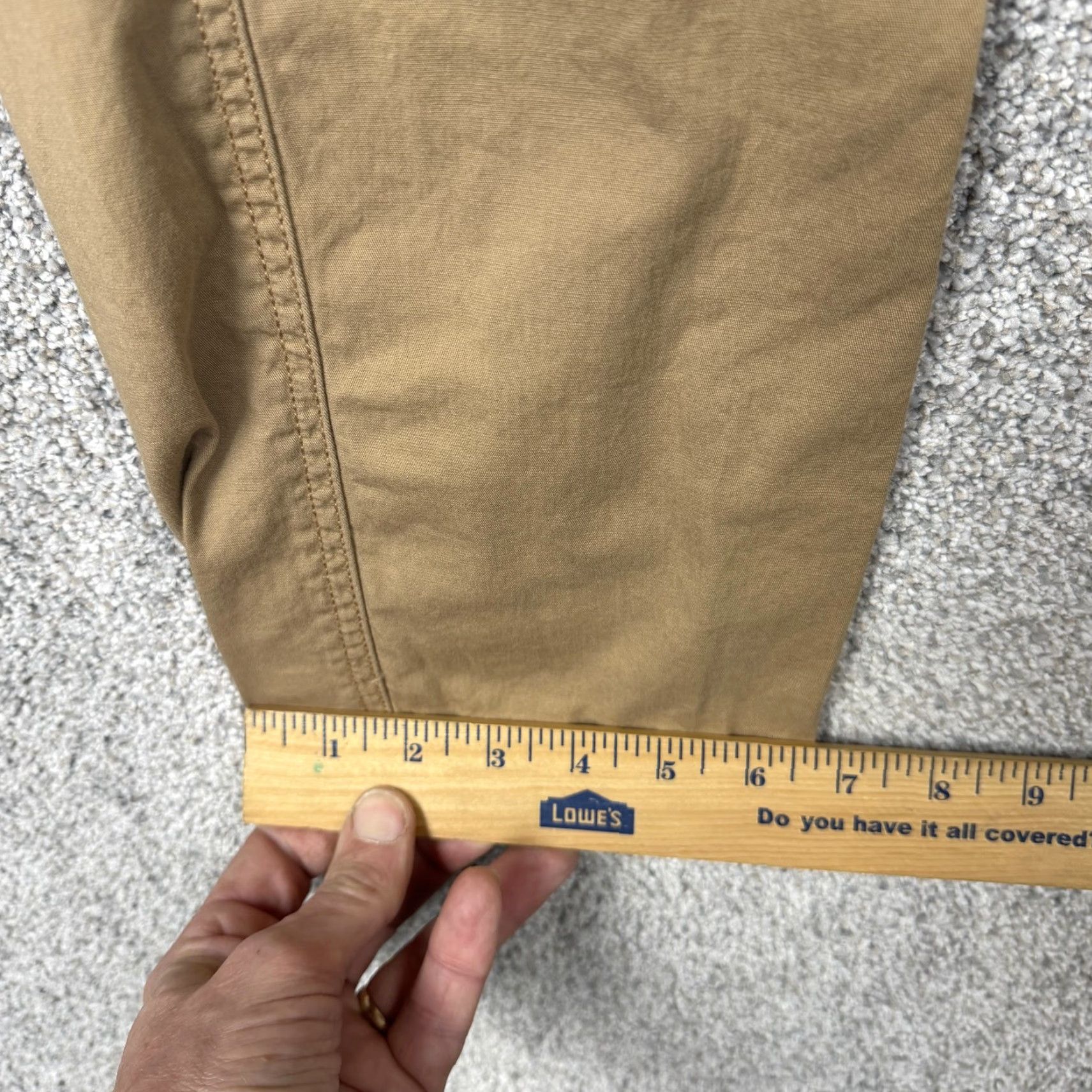 Vintage Levis Signature by Levi Strauss & Co. Gold Mens Carpenter Pants 30x27.5 Khaki Stretch Workwear Straight Leg Denim Size US 30 / EU 46 - 3 Thumbnail