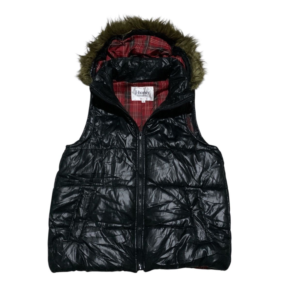 If Six Was Nine 2000’s J-honey Puffer Fur Vest Lgb Ifsixwasnine Style Size US L / EU 52-54 / 3 - 4 Thumbnail