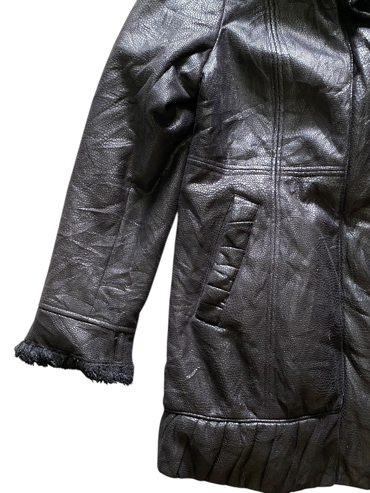 Japanese Brand Vtg Snake Skin Arte Soie Fur Leather Jacket Size US S / EU 44-46 / 1 - 5 Thumbnail