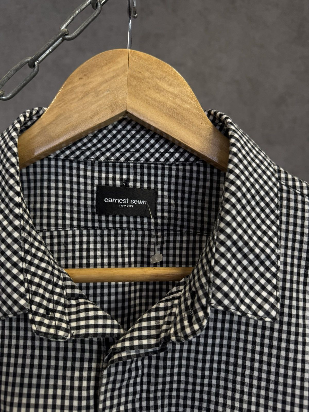 Earnest Sewn Earnest Sewn designer checkered shirt Size US L / EU 52-54 / 3 - 3 Thumbnail