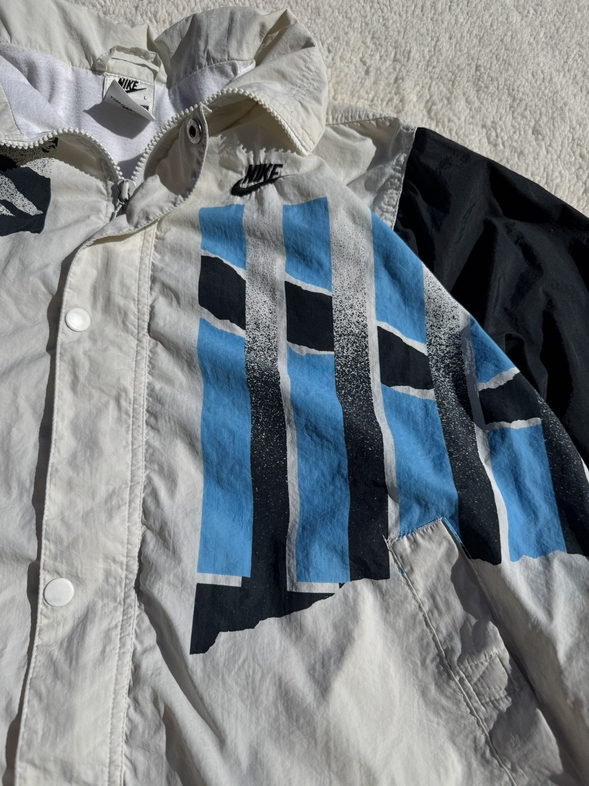 Nike Nike Agassi Challenge Court Vintage 90s Spellout Jacket Size US L / EU 52-54 / 3 - 4 Thumbnail