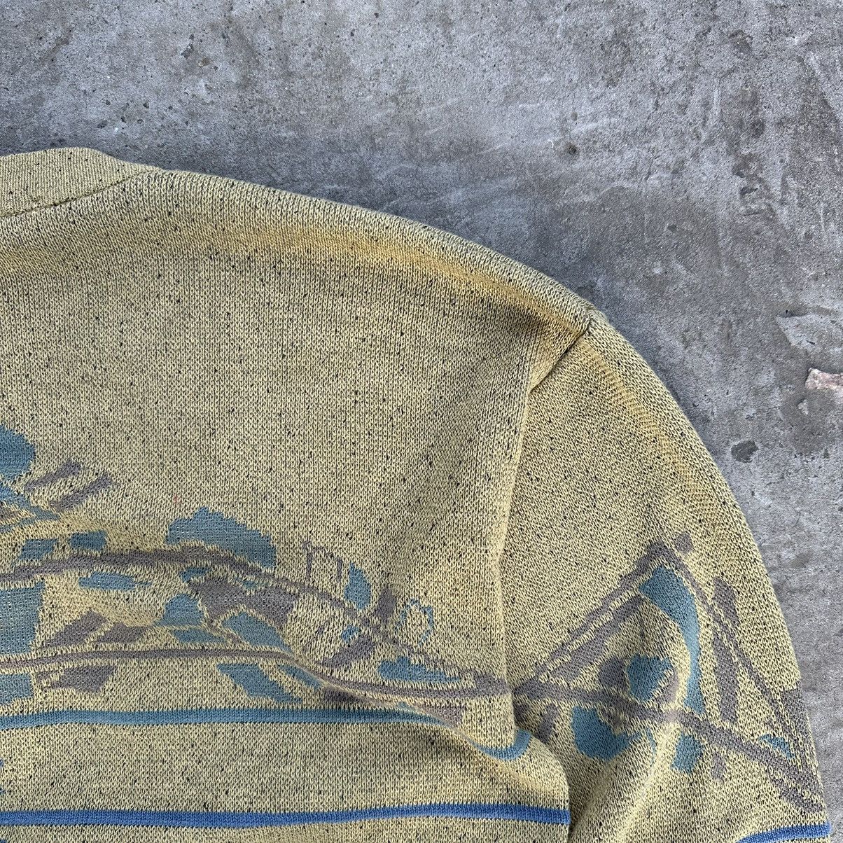 Vintage Vintage Knit Cardigan Abstract Logo Y2K Style USA 90s Size US M / EU 48-50 / 2 - 11 Thumbnail