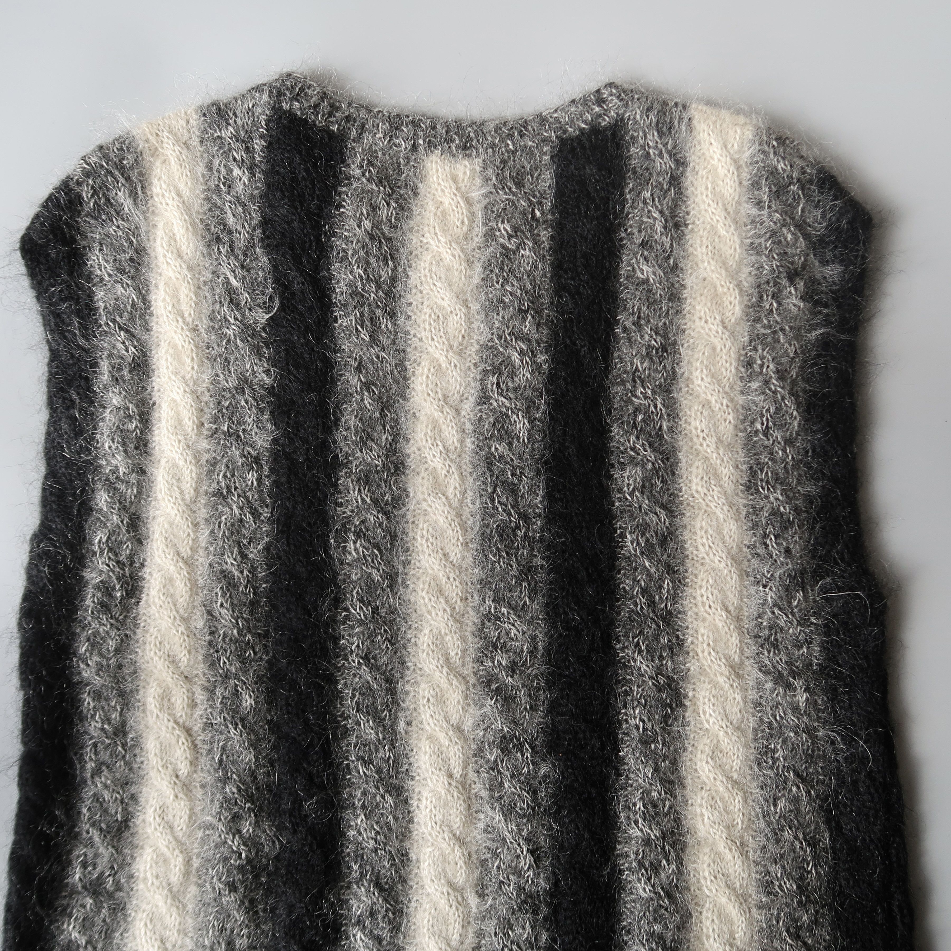 Ellen Tracy 1980s Linda Allard for ELLEN TRACY mohair-mix oversized vest Size L / US 10 / IT 46 - 4 Thumbnail