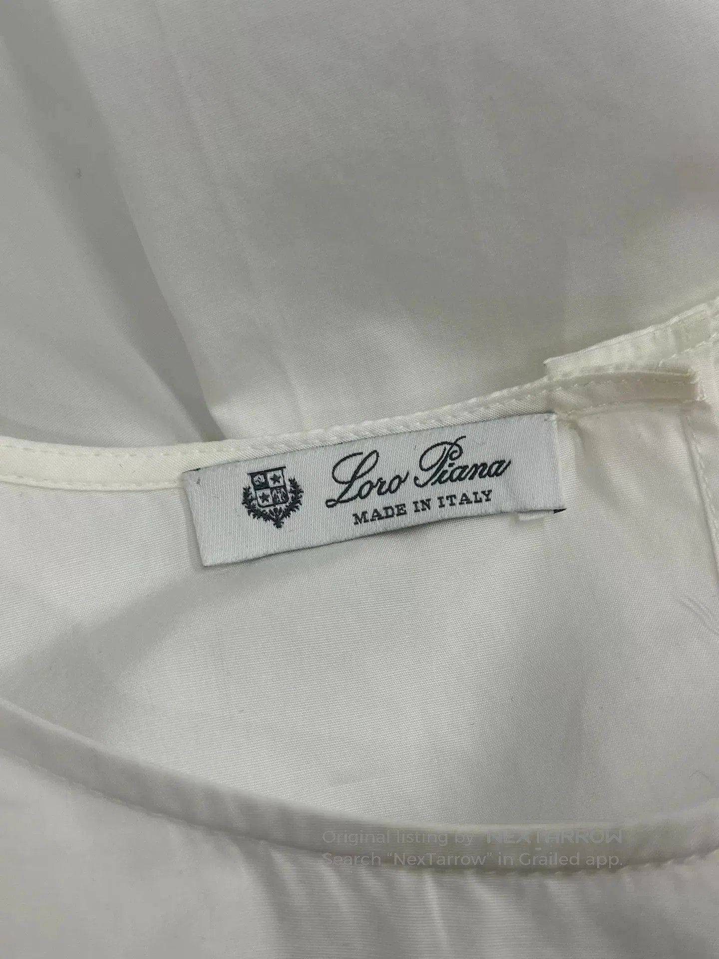 Loro Piana Loro Piana White Long Sleeve Shirt. Size US M / EU 48-50 / 2 - 4 Thumbnail