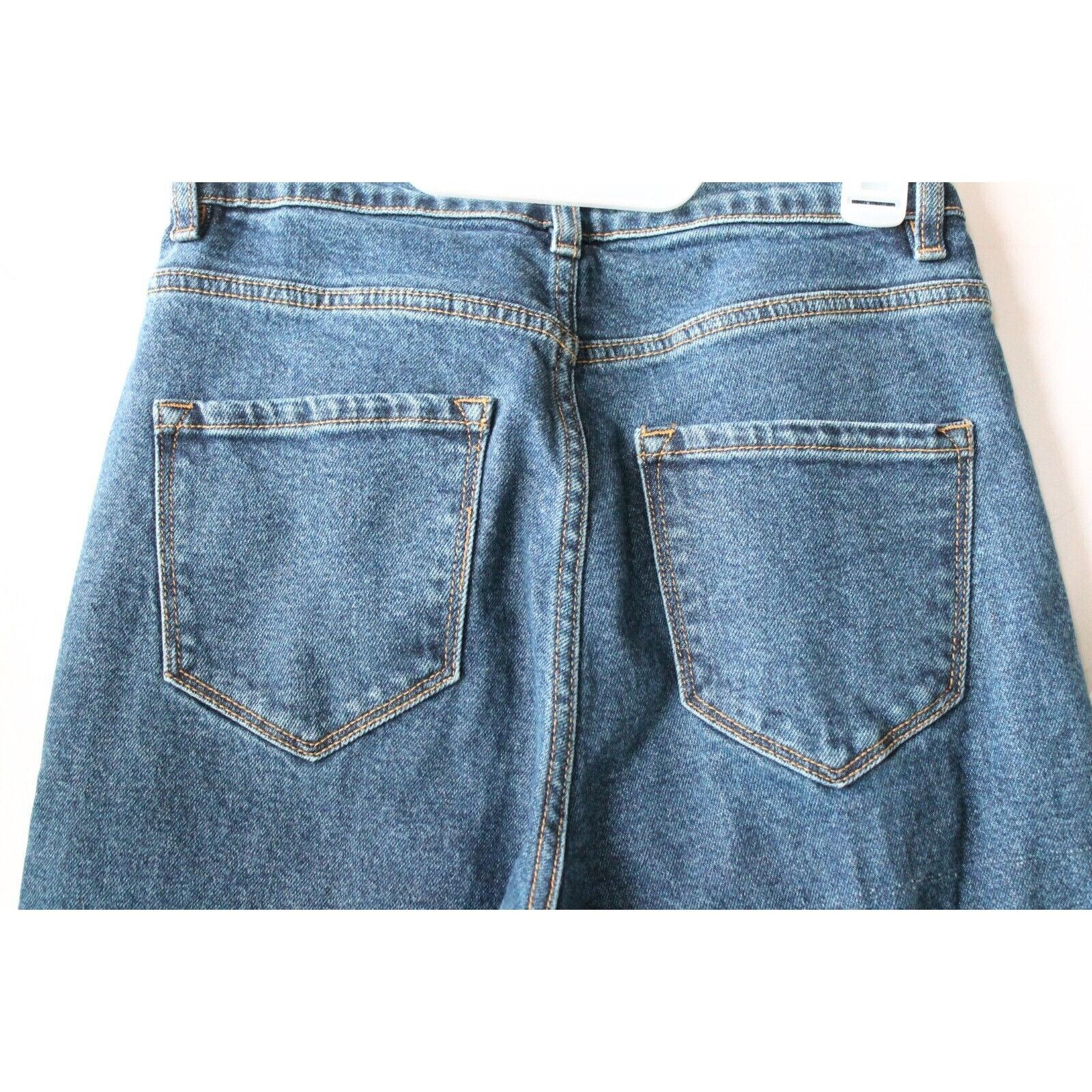 Fashion Nova FASHION NOVA women jeans sz 5, Straight fit. Dark Blue CLEAN Size 27" / US 4 / IT 40 - 4 Thumbnail