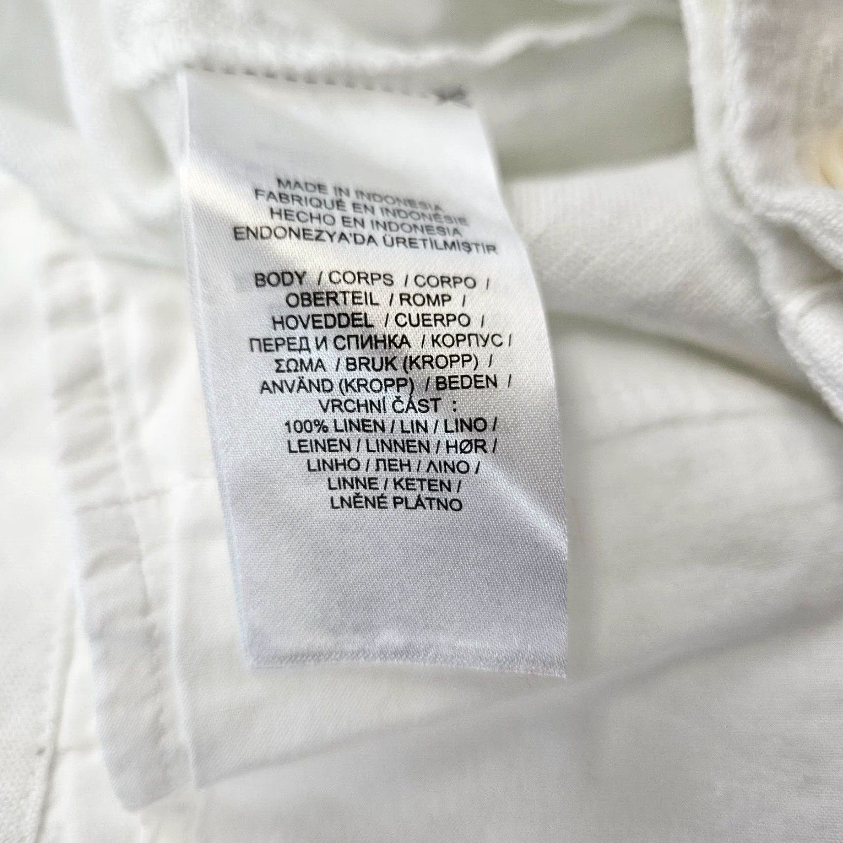 Ralph Lauren Lauren Ralph Lauren Womens Linen Cropped Pants Sz 14 White High Rise Belted Size 36" / US 14 / IT 50 - 6 Thumbnail