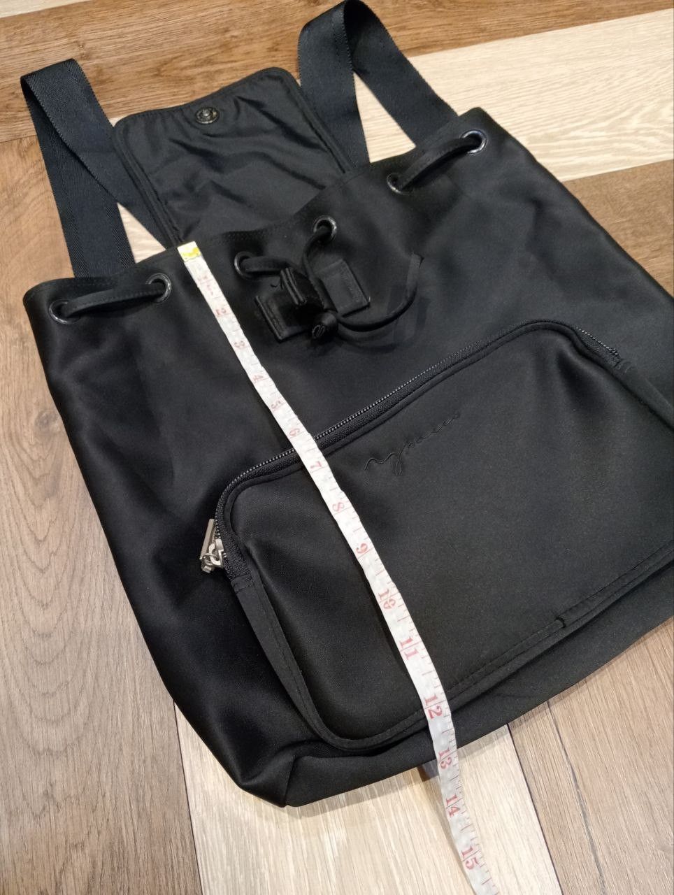 Yohji Yamamoto YOHJI YAMAMOTO Y'SACCS POUR HOMME BLACK BACKPACK Size ONE SIZE - 11 Thumbnail