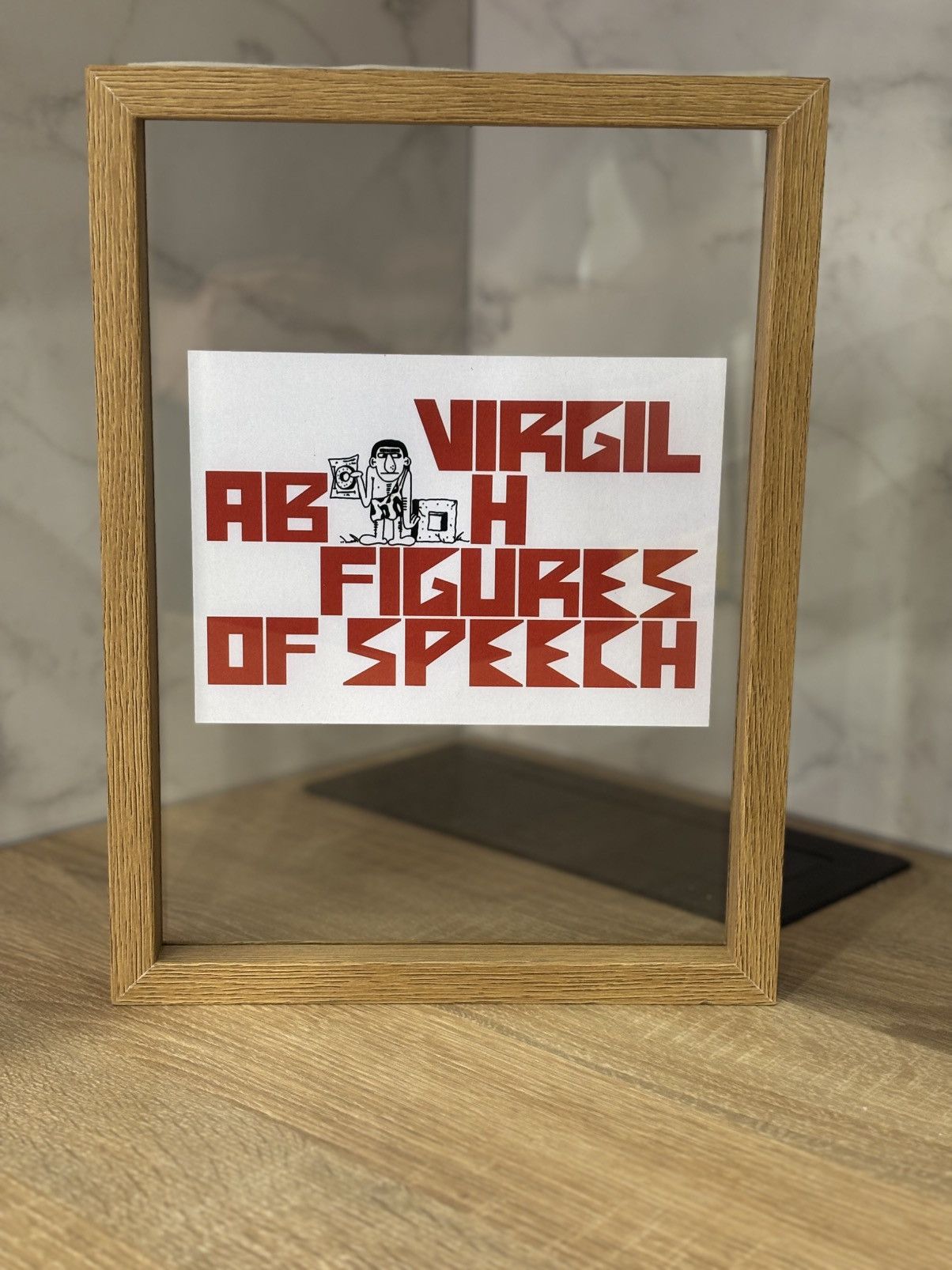 Designer × Virgil Abloh Virgil Abloh Poster in Frame – “Figures of Speech” Size ONE SIZE - 1 Thumbnail