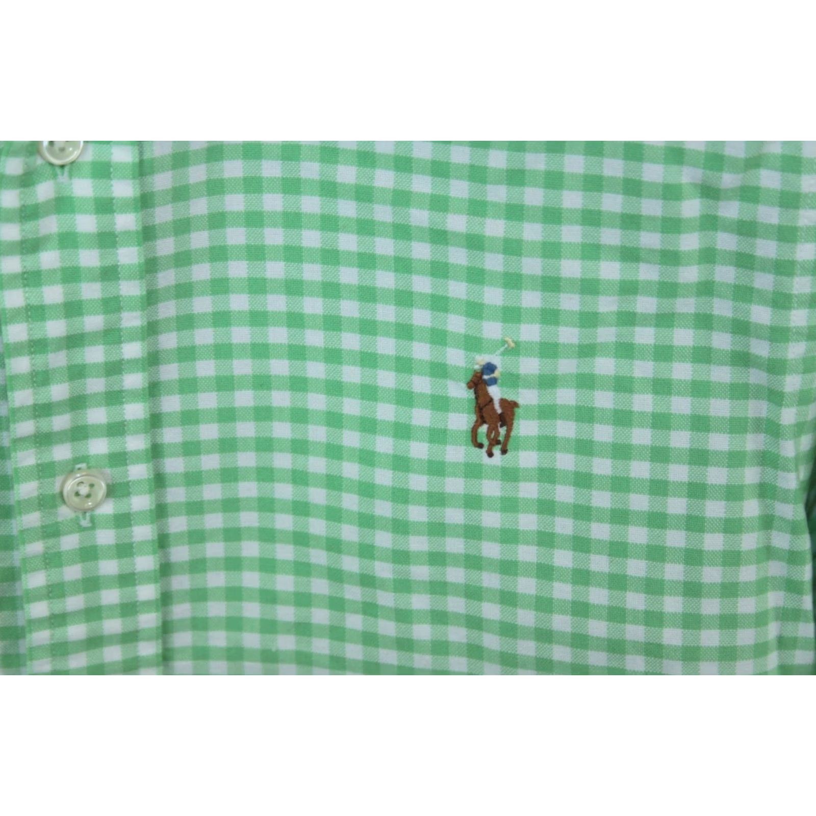 Ralph Lauren Ralph Lauren Shirt Slim Fit mens green white check S Size US S / EU 44-46 / 1 - 2 Thumbnail