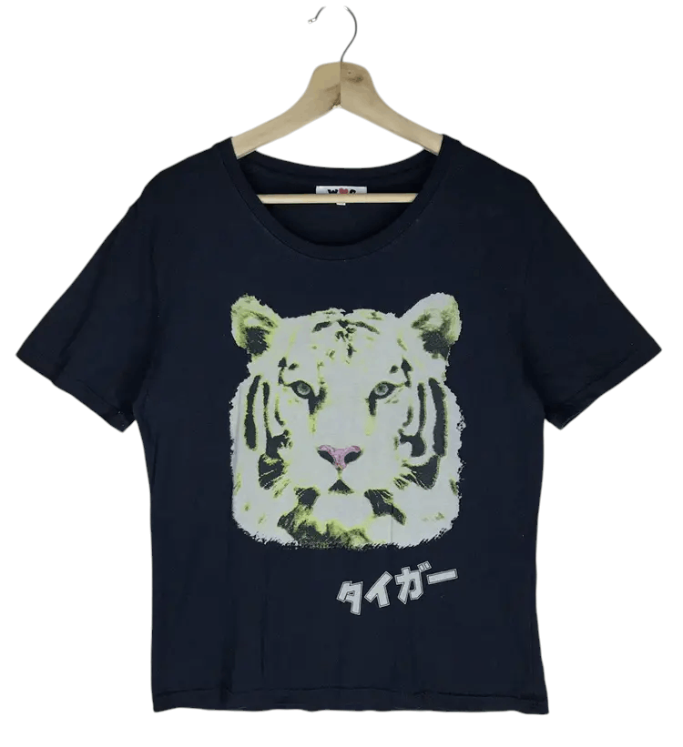 Japanese Brand W❤️C Tiger Tshirts Size M / US 6-8 / IT 42-44 - 1 Thumbnail