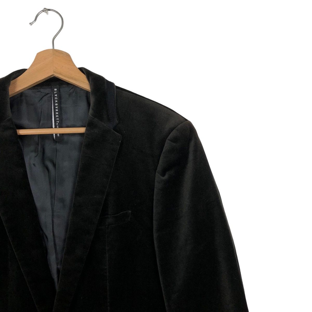 Black Barrett 90’s Black Barrett Neil Barrett Velvet Jacket Double Breast Size US M / EU 48-50 / 2 - 6 Thumbnail
