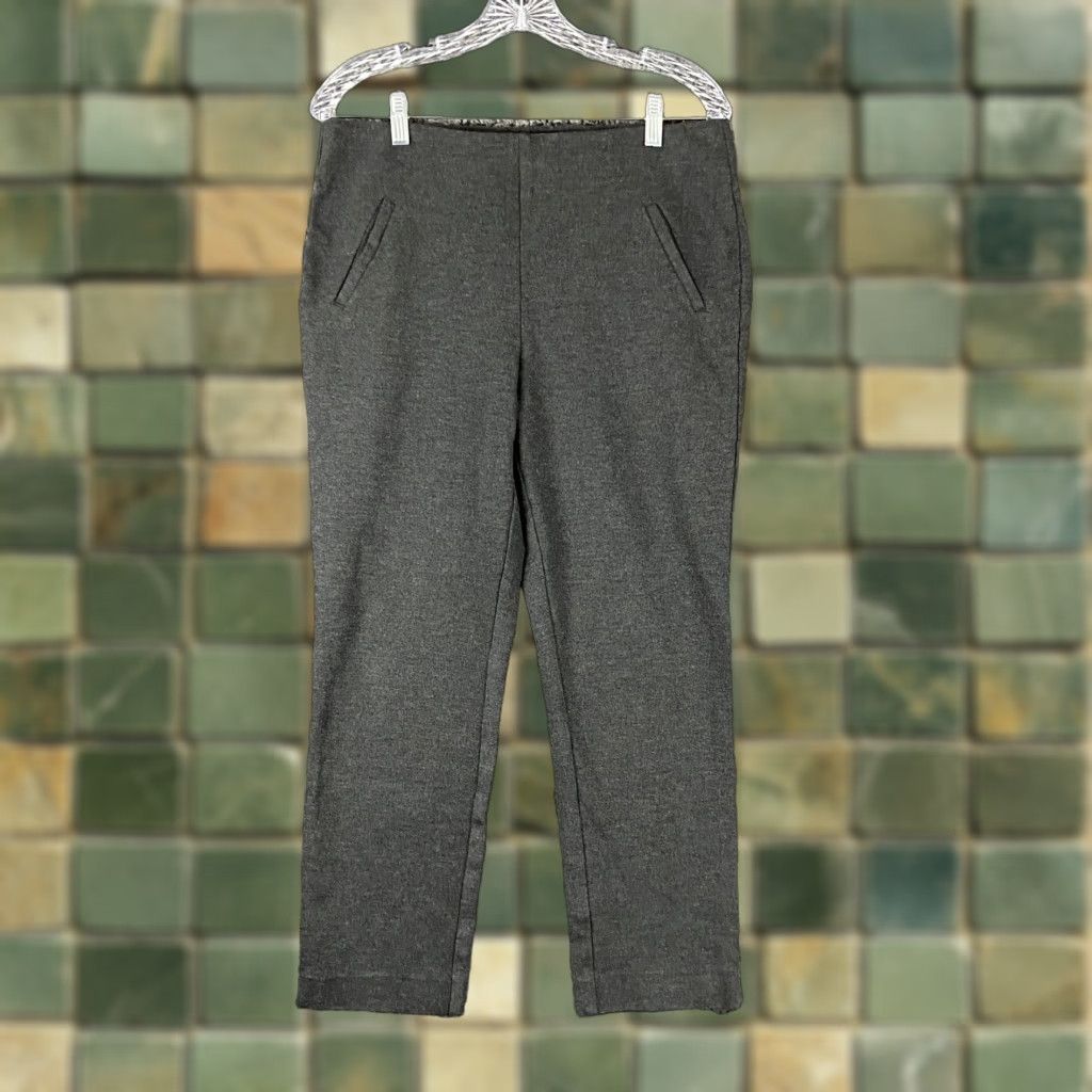 Vintage Chico’s Pants Ankle Women’s 1 Gray Mens? Wait. Size 25" / US 0 / IT 36 - 1 Thumbnail