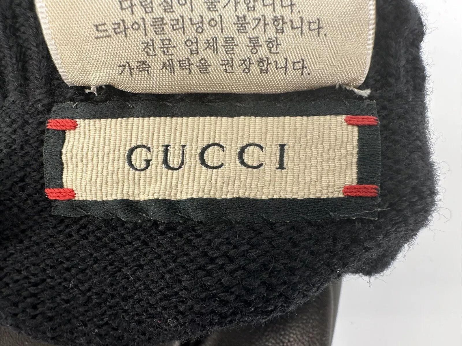 Gucci New Gucci Gloves Size-10-L black leather Size ONE SIZE - 8 Thumbnail