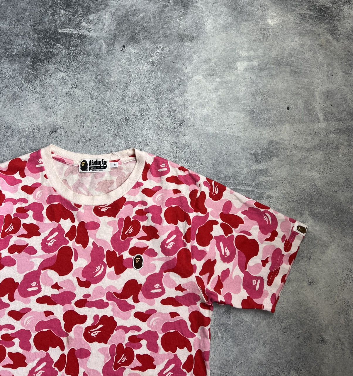 Bape Bape pink camo tee Size US S / EU 44-46 / 1 - 2 Thumbnail