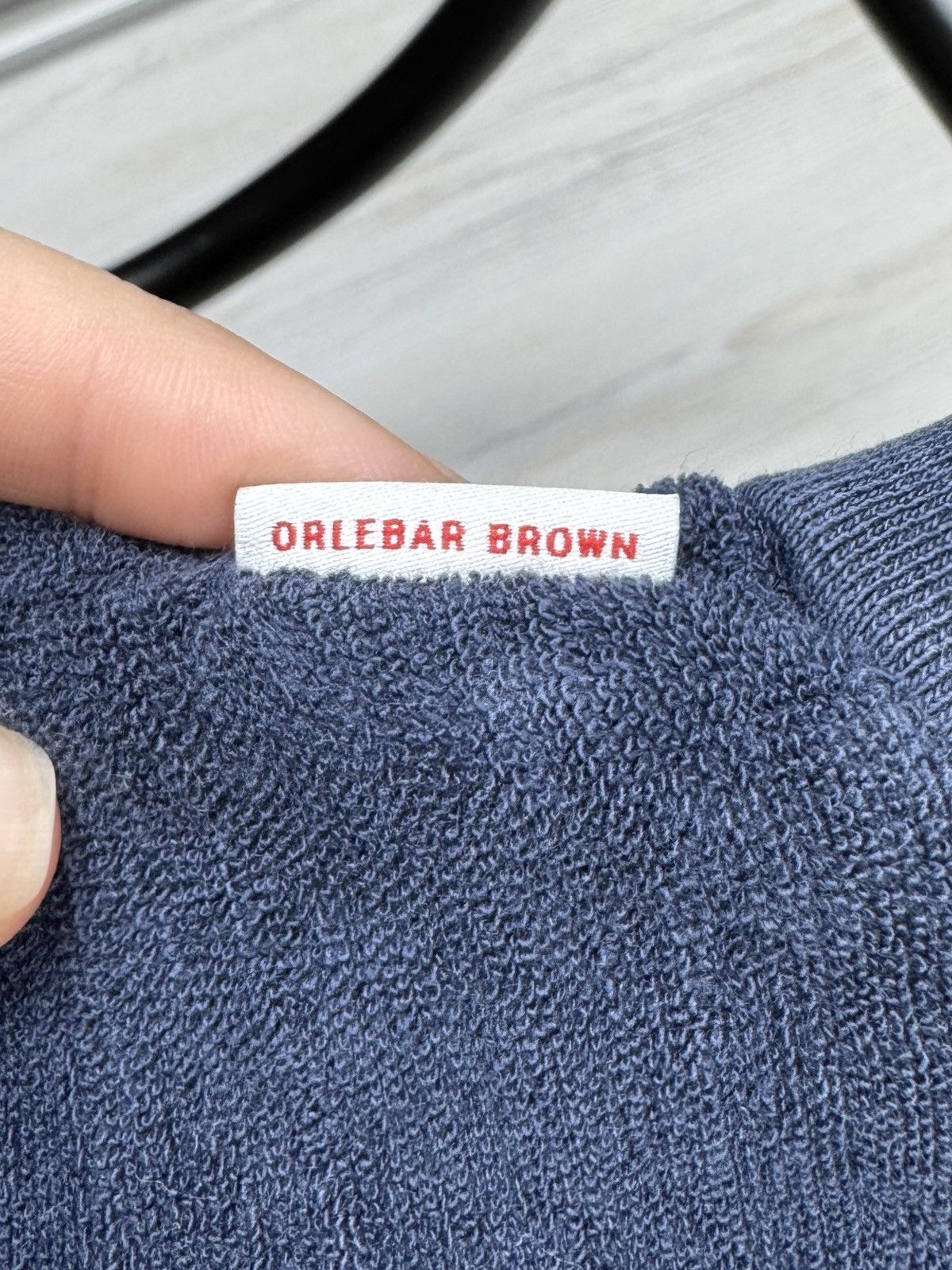 Orlebar Brown Orlebar Brown Men’s Blue Terry Drawstring Towel Sweatpants Size US 32 / EU 48 - 6 Thumbnail