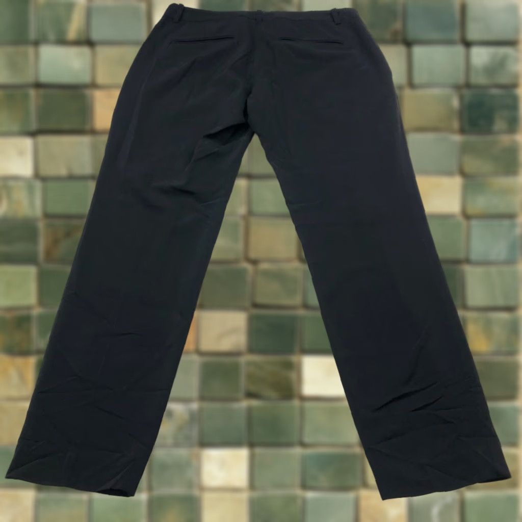 Theory Theory Sierra Ankle 4 Dress Pants Black C0506205, Mid Rise, 31W 27L, 4, Woolless Fabric? (Note: Original title only; excluding added details) Size 27" / US 4 / IT 40 - 1 Thumbnail