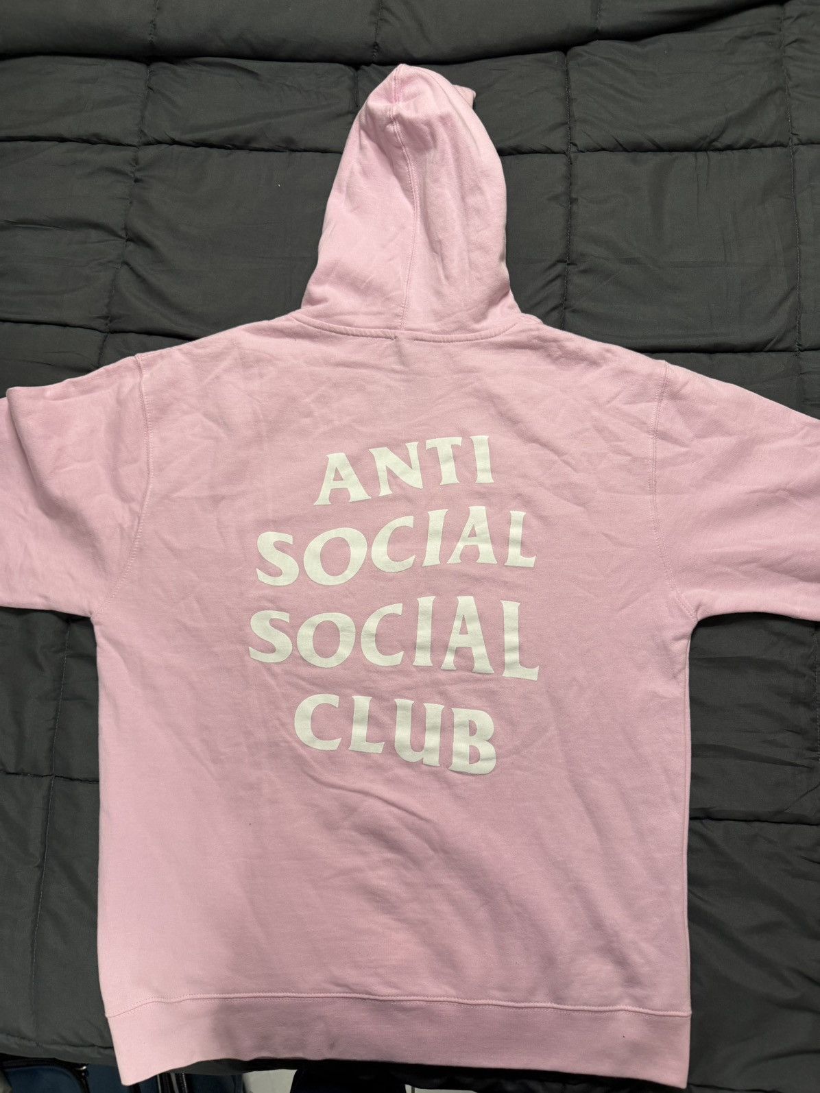 Anti Social Social Club ASSC Pink White Hoodie Size US XL / EU 56 / 4 - 1 Thumbnail