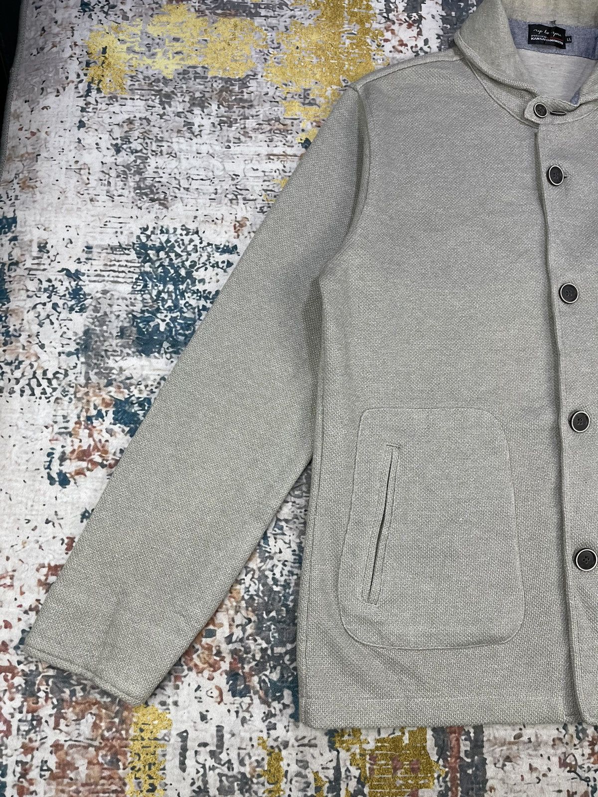 Kansai Yamamoto Kansai Yamamoto Up To You Button Up Sweatshirt Jacket Size US L / EU 52-54 / 3 - 4 Thumbnail