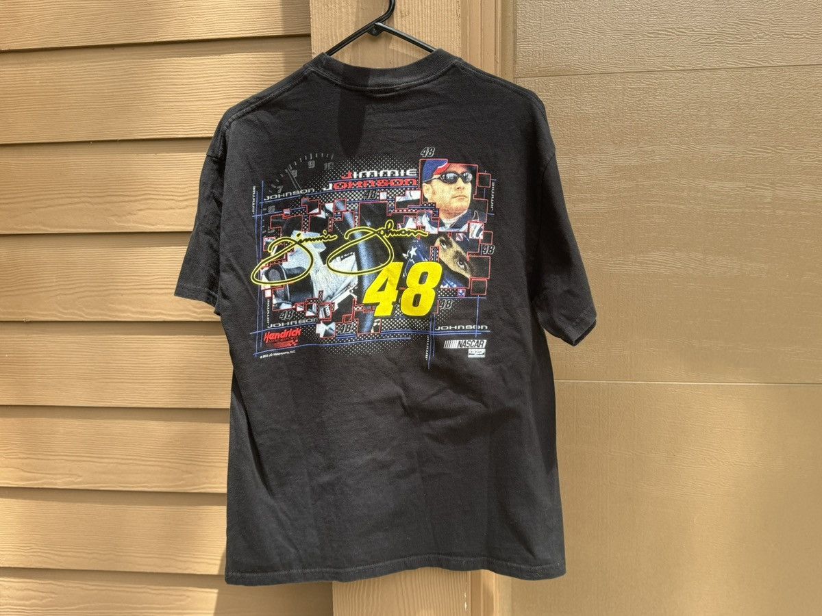 NASCAR × Vintage vintage 2002 Jimmie Johnson NASCAR Checkered Flag L race tee Size US L / EU 52-54 / 3 - 2 Thumbnail