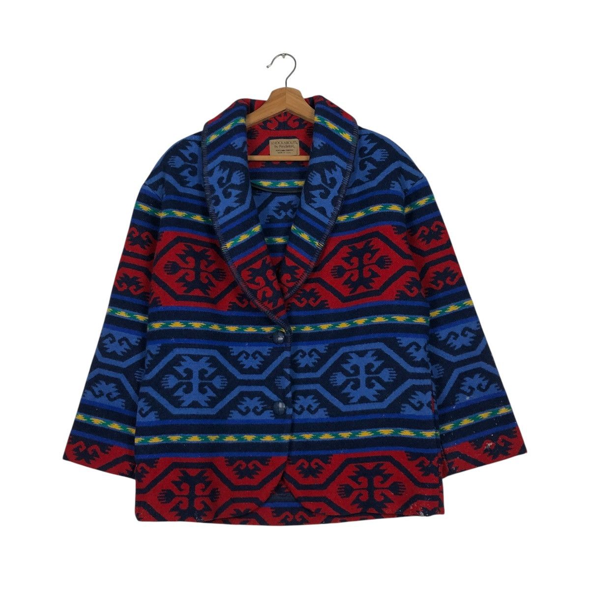 Pendleton 🔥VINTAGE WOOL JACKET KNOCKABOUTS PENDLETON MADE IN USA Size US S / EU 44-46 / 1 - 3 Thumbnail