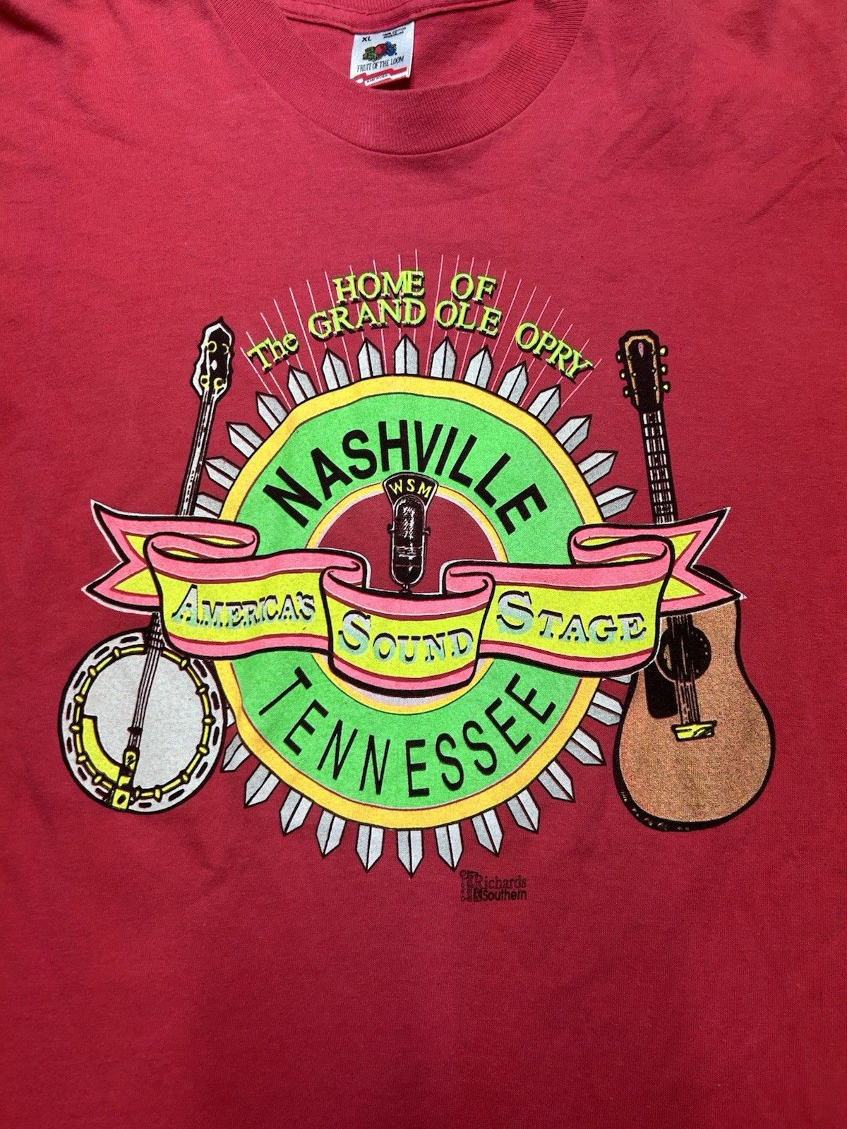 Vintage 90s t shirt Nashville Tennessee grand ole opry country XL Size US XL / EU 56 / 4 - 2 Thumbnail
